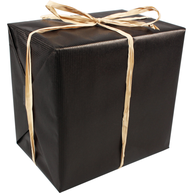 Cadeaupapier, 50cm, 250m, 60gr/m², zwart 1