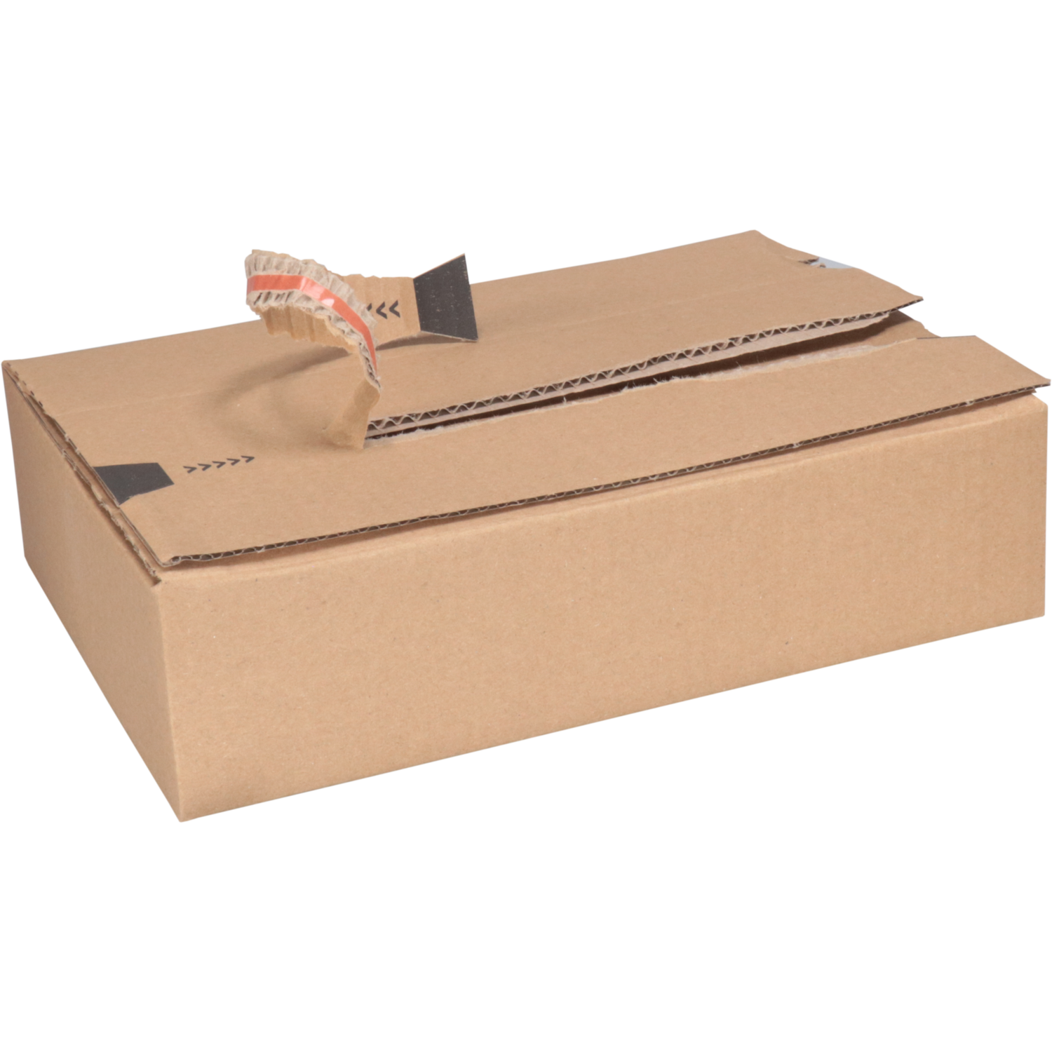 SendProof® Postpakketdoos, A5, golfkarton, 229x164x115mm, hoogte verstelbaar, zelfklevende strip, bruin 6