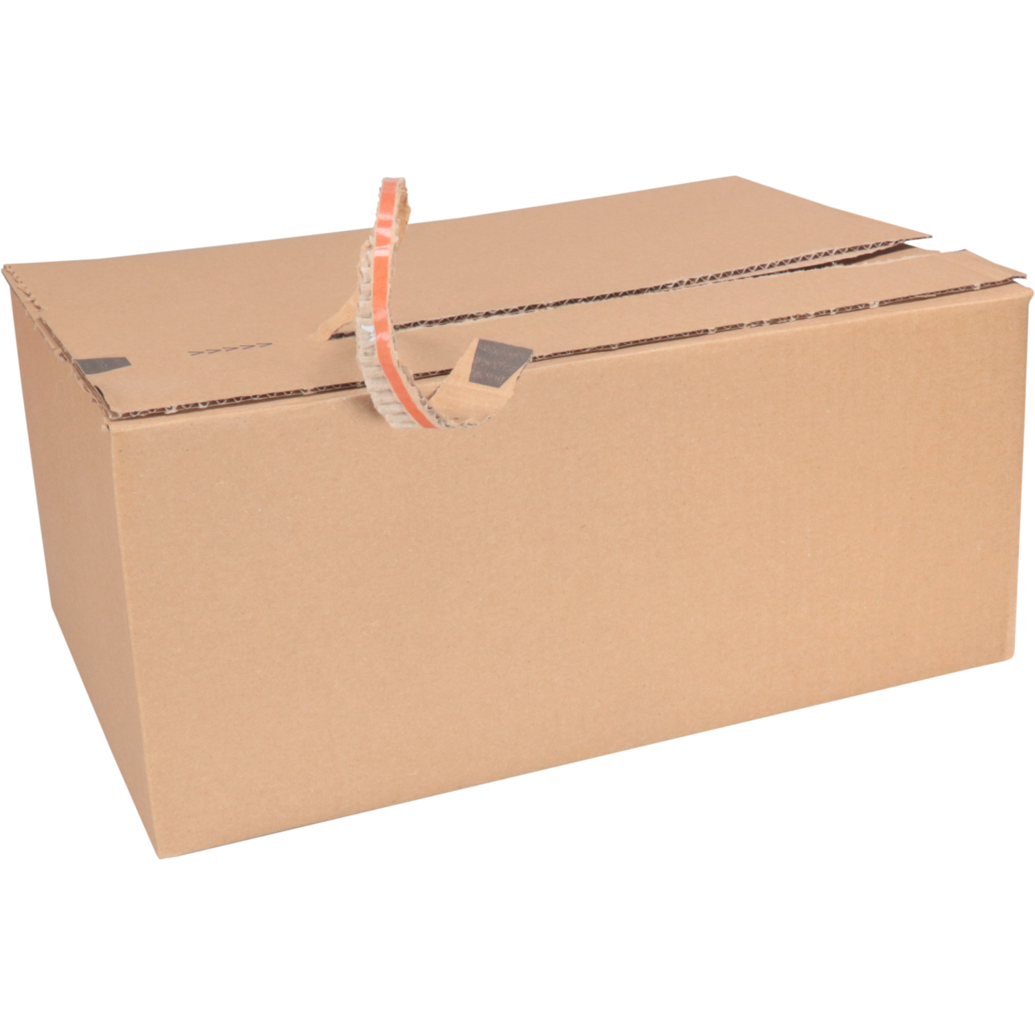 SendProof® Postpakketdoos, A4, golfkarton, 304x216x220mm, hoogte verstelbaar, zelfklevende strip, bruin 6