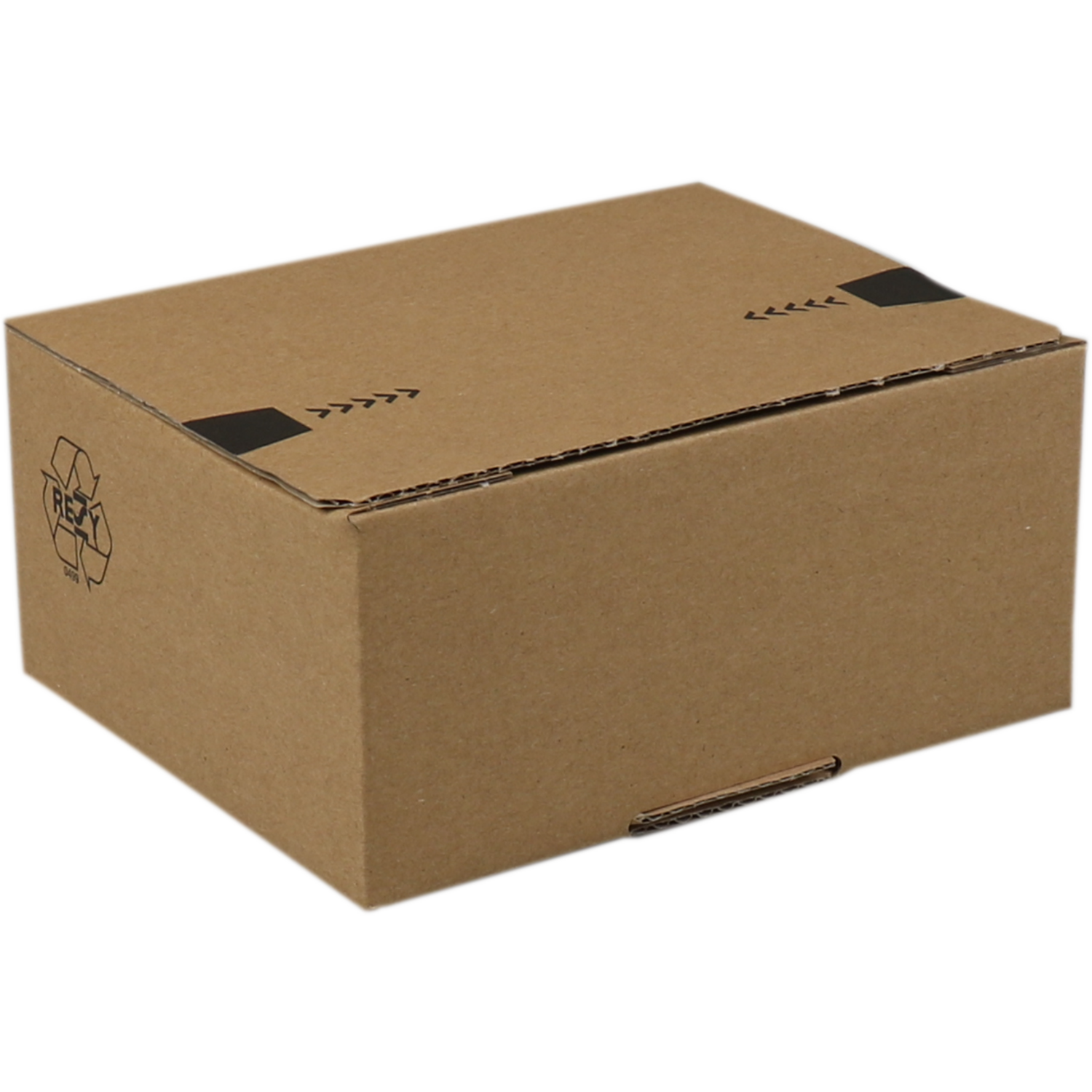 SendProof® Autolockdoos, golfkarton, 213x153x109mm, bruin 2