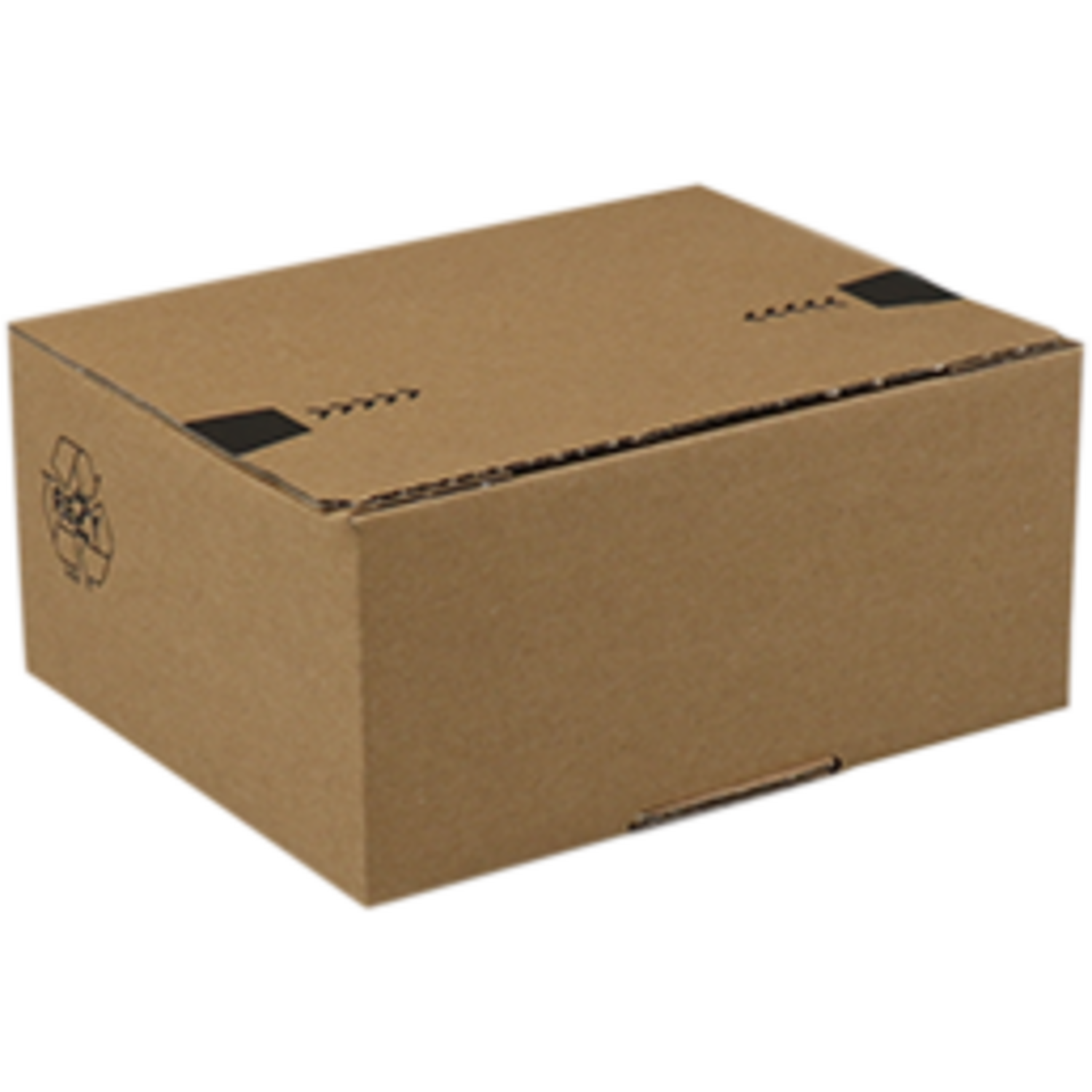 SendProof® Autolockdoos, golfkarton, 310x230x160mm, bruin 2