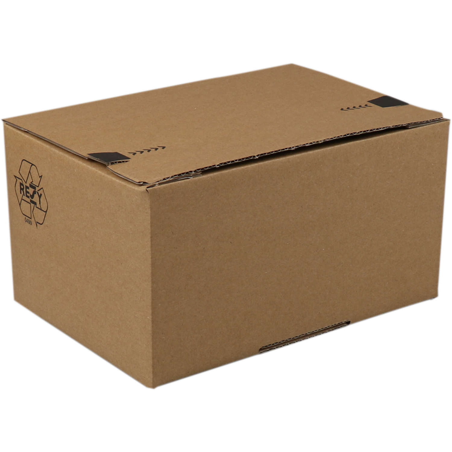 SendProof® Autolockdoos, golfkarton, 400x260x260mm, bruin 2