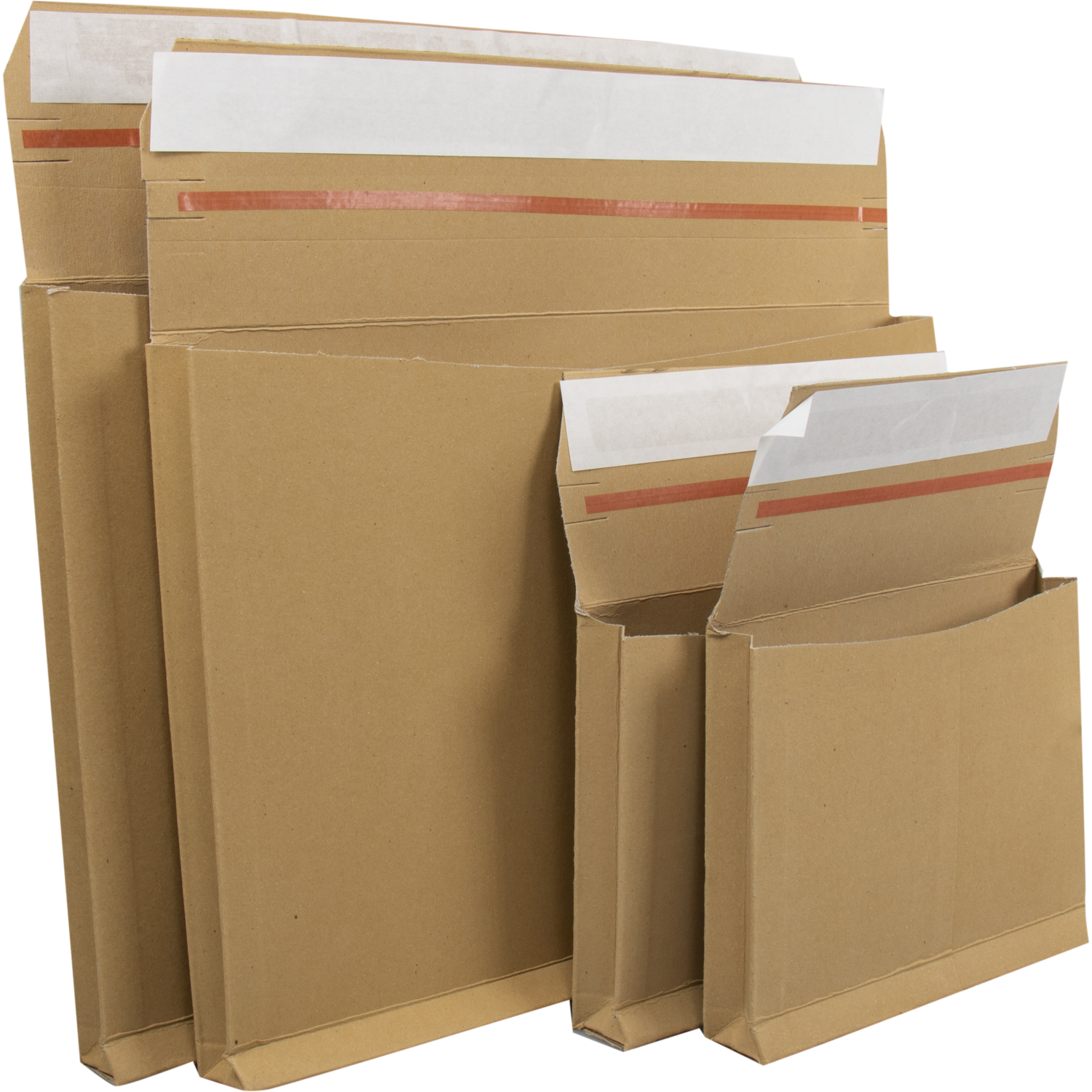 SendProof® Envelop, envelobox, 350x250mm, tearstrip, golfkarton, bruin 4