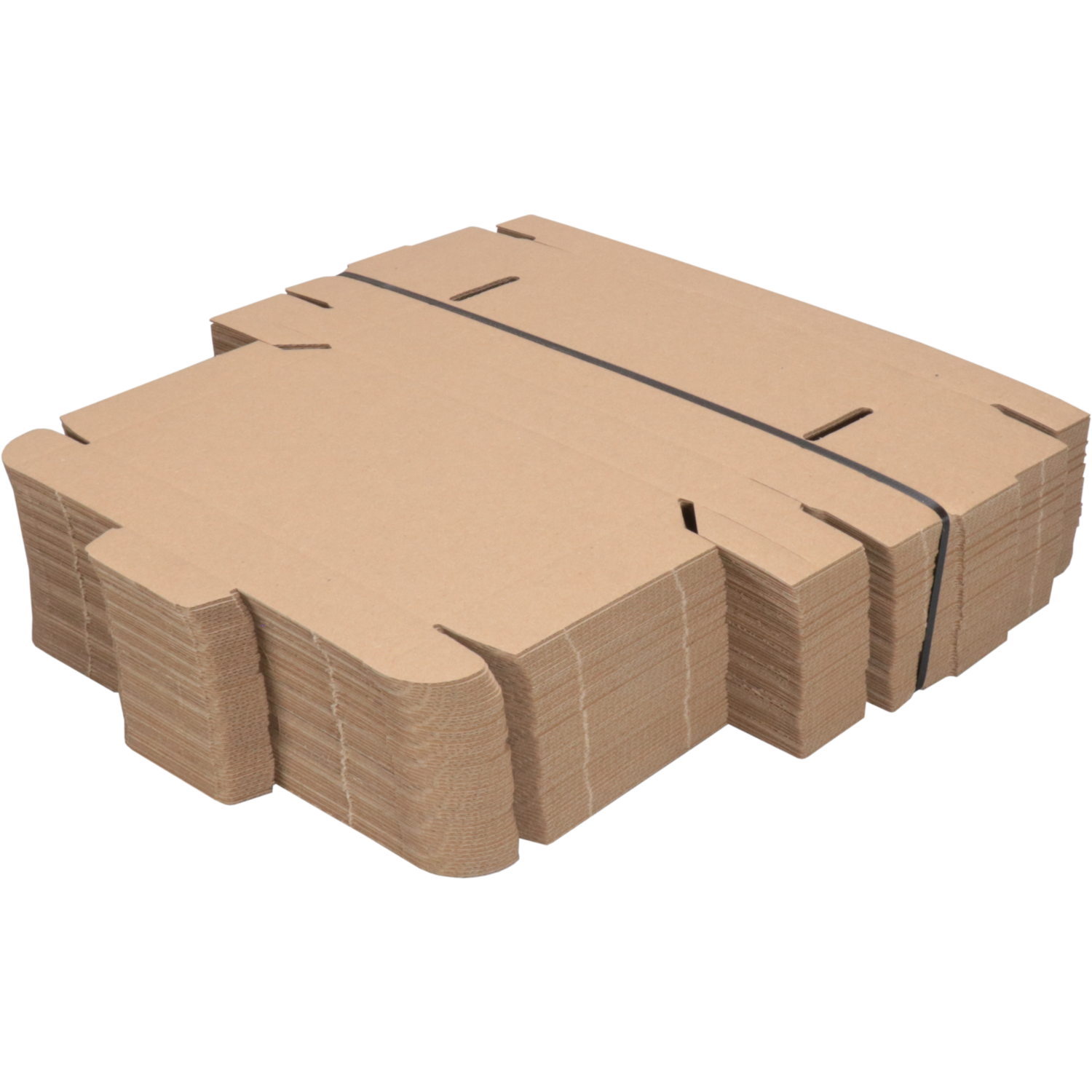 SendProof® Verzenddoos, A6, golfkarton, 180x115x28mm, met klep, enkele golf, bruin 5