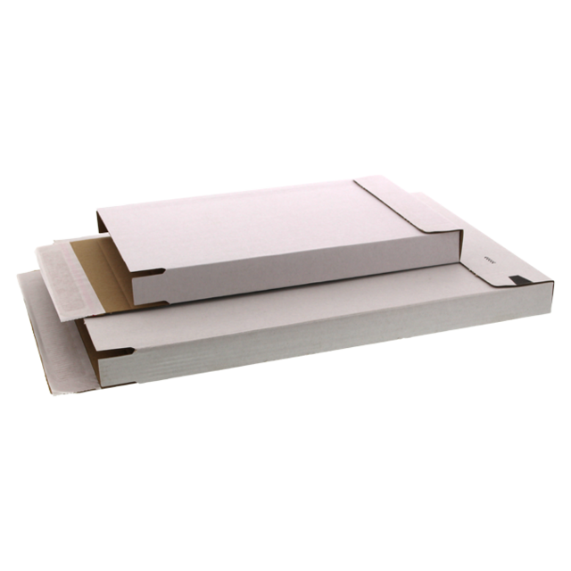SendProof® Brievenbusdoos, A5, golfkarton, 260x170x28mm, wit 6