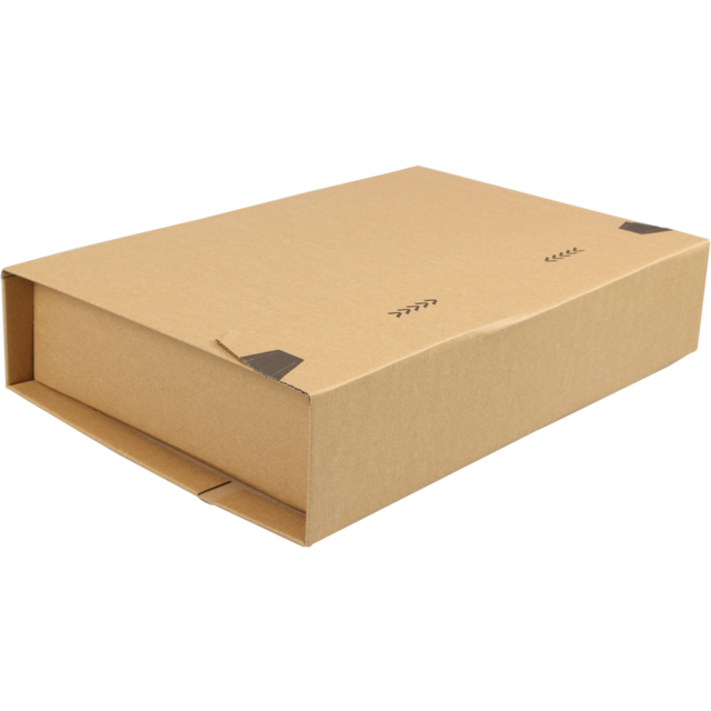 SendProof® Boekverpakking, golfkarton, 328x255x80mm, bruin 1
