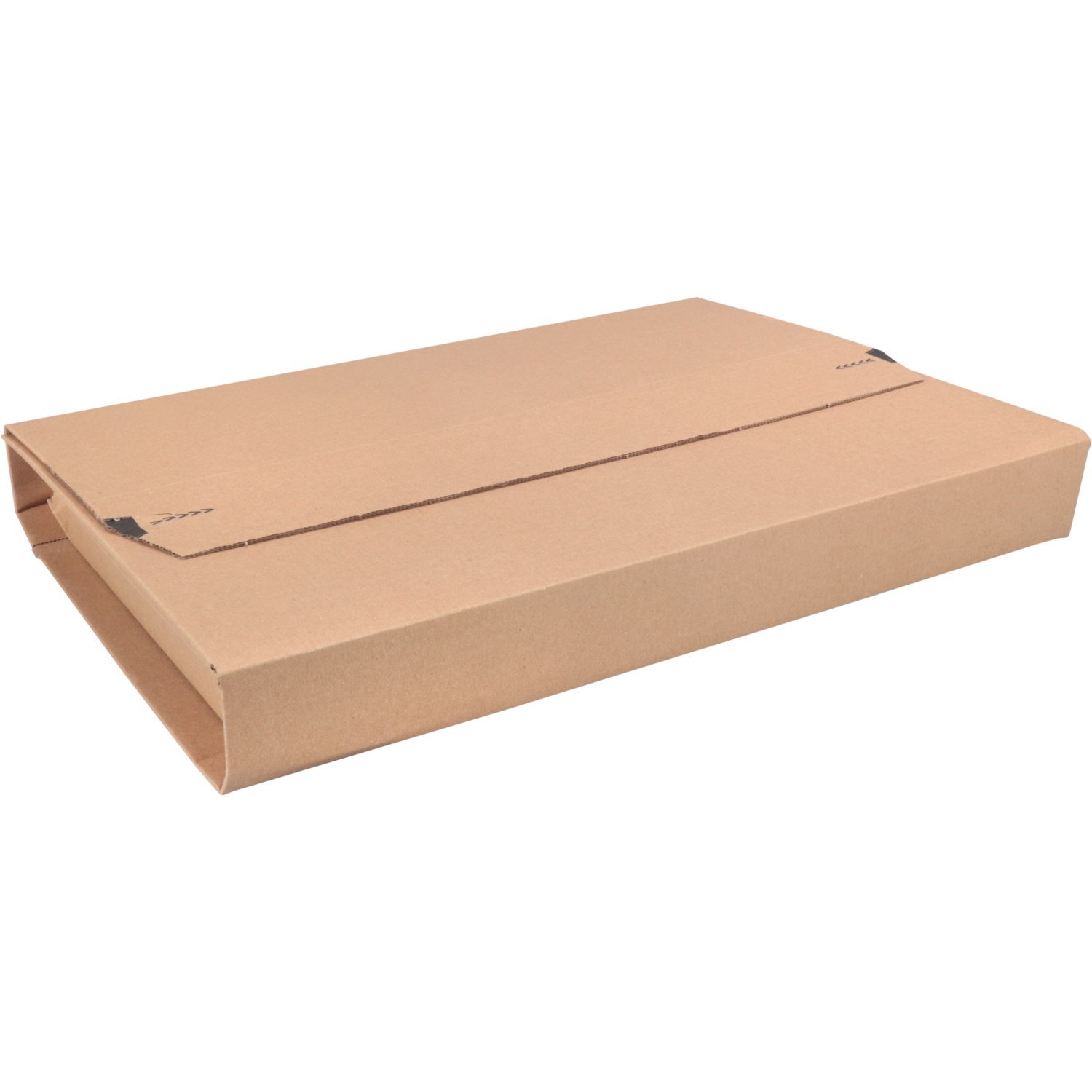 SendProof® Boekverpakking, golfkarton, 378x295x80mm, bruin 1