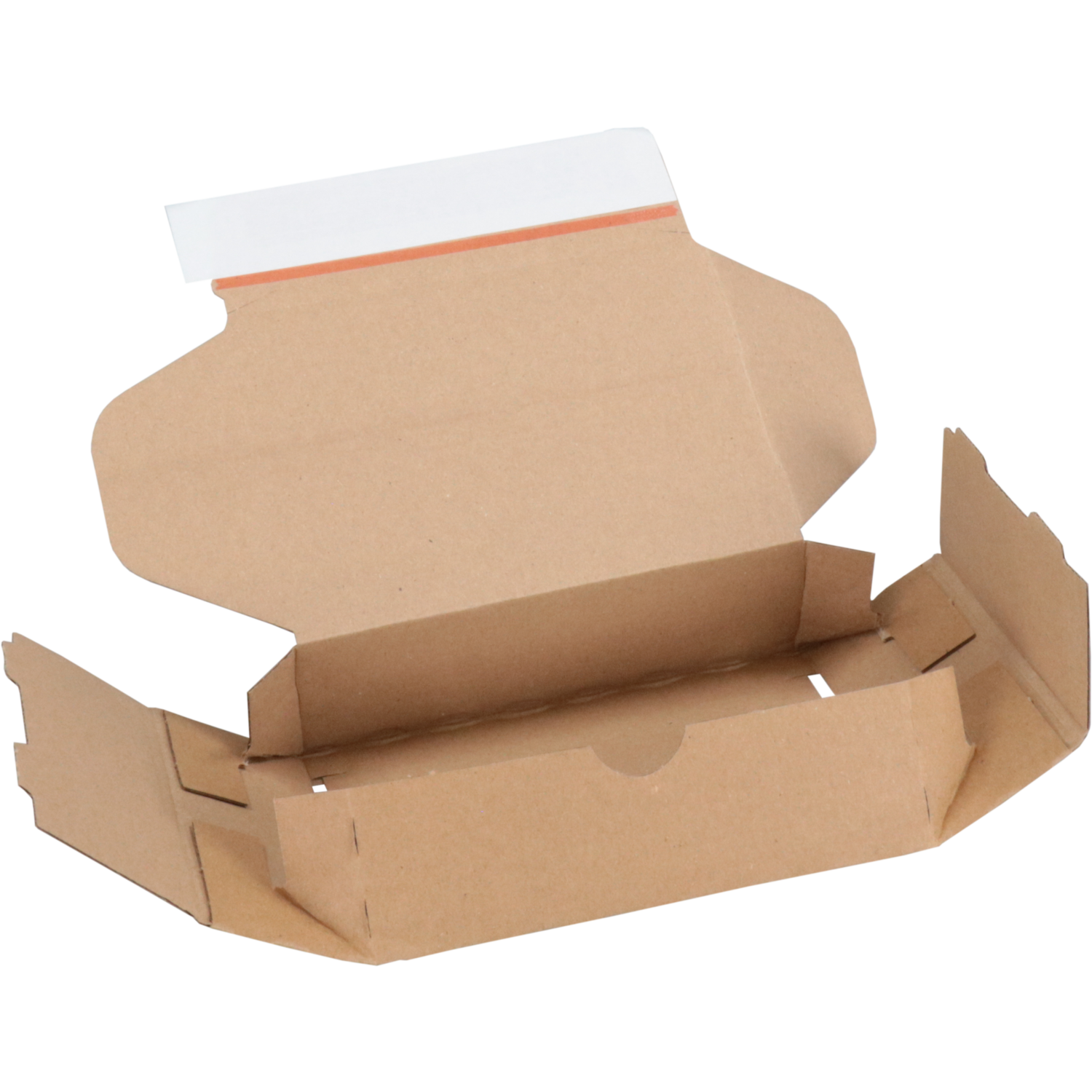 SendProof® Postpakketdoos, golfkarton, 140x101x43mm, bruin 4