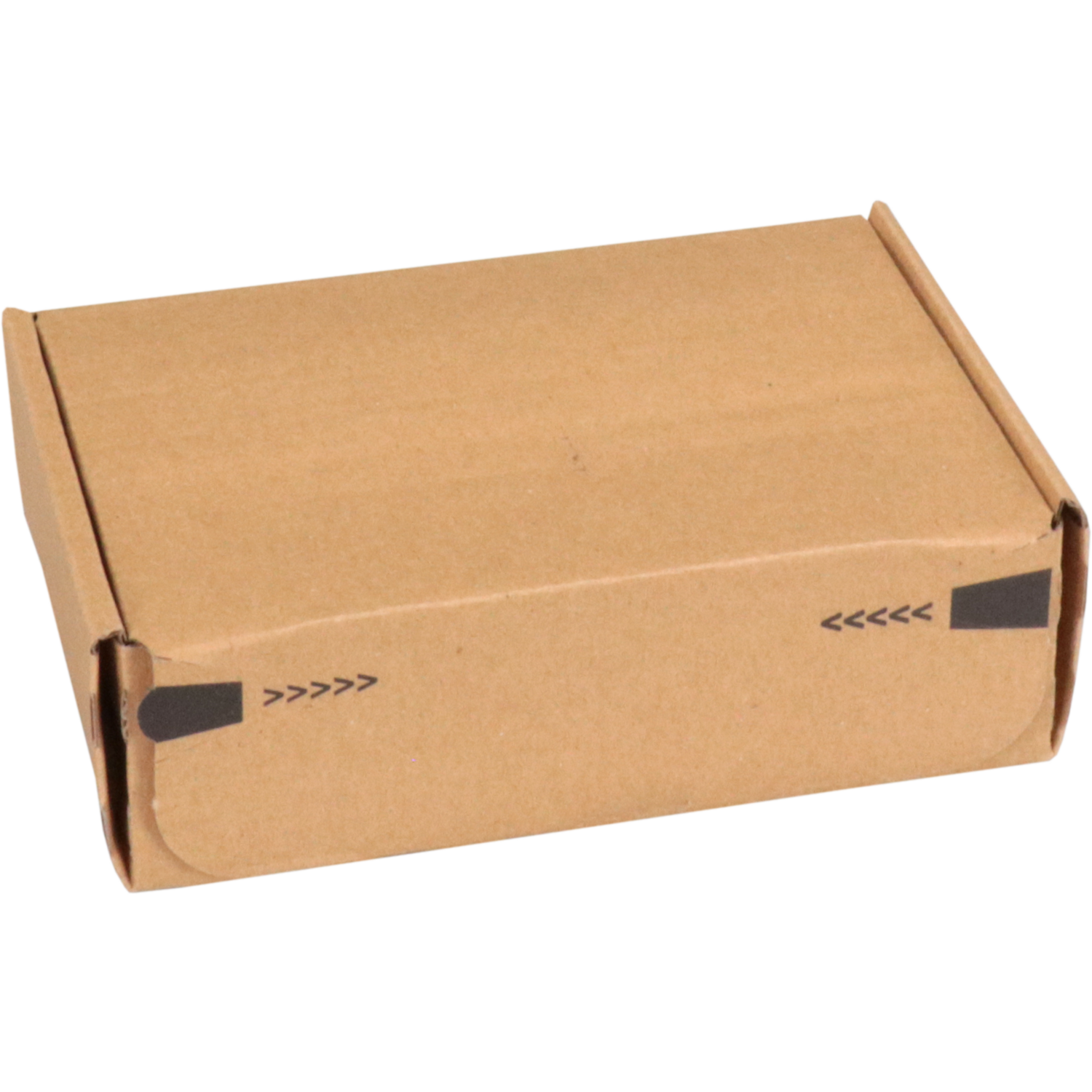 SendProof® Postpakketdoos, golfkarton, 140x101x43mm, bruin 1