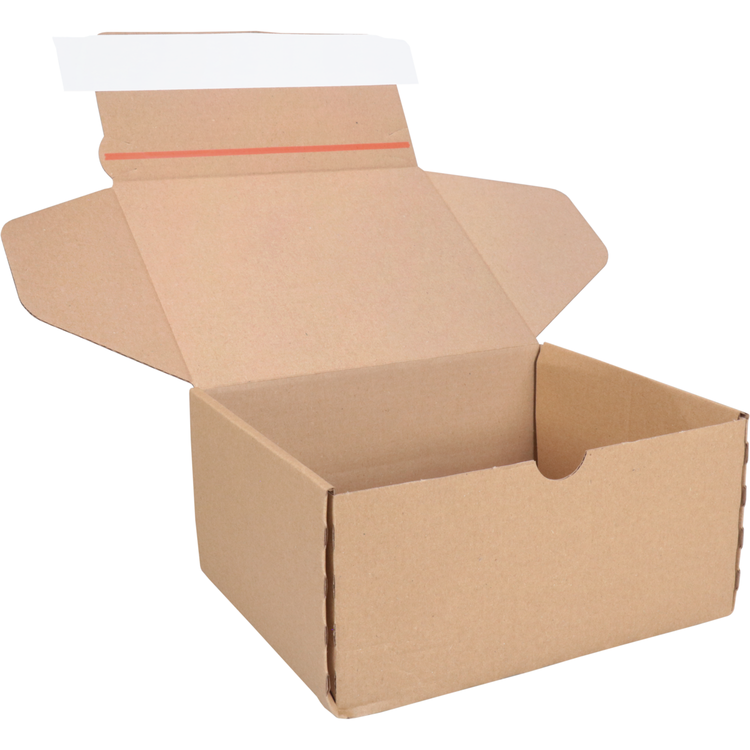 SendProof® Postpakketdoos, golfkarton, 192x155x91mm, bruin 2