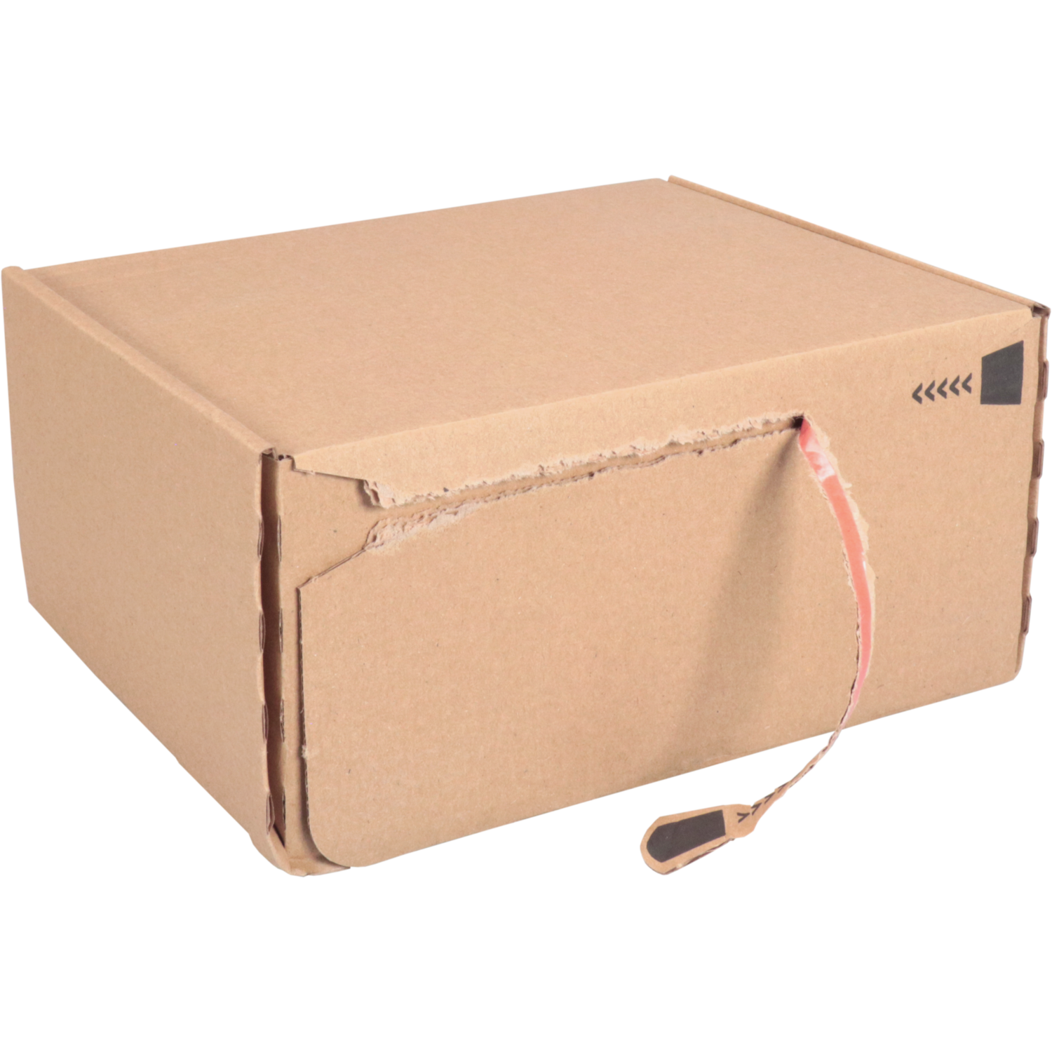 SendProof® Postpakketdoos, golfkarton, 192x155x91mm, bruin 3