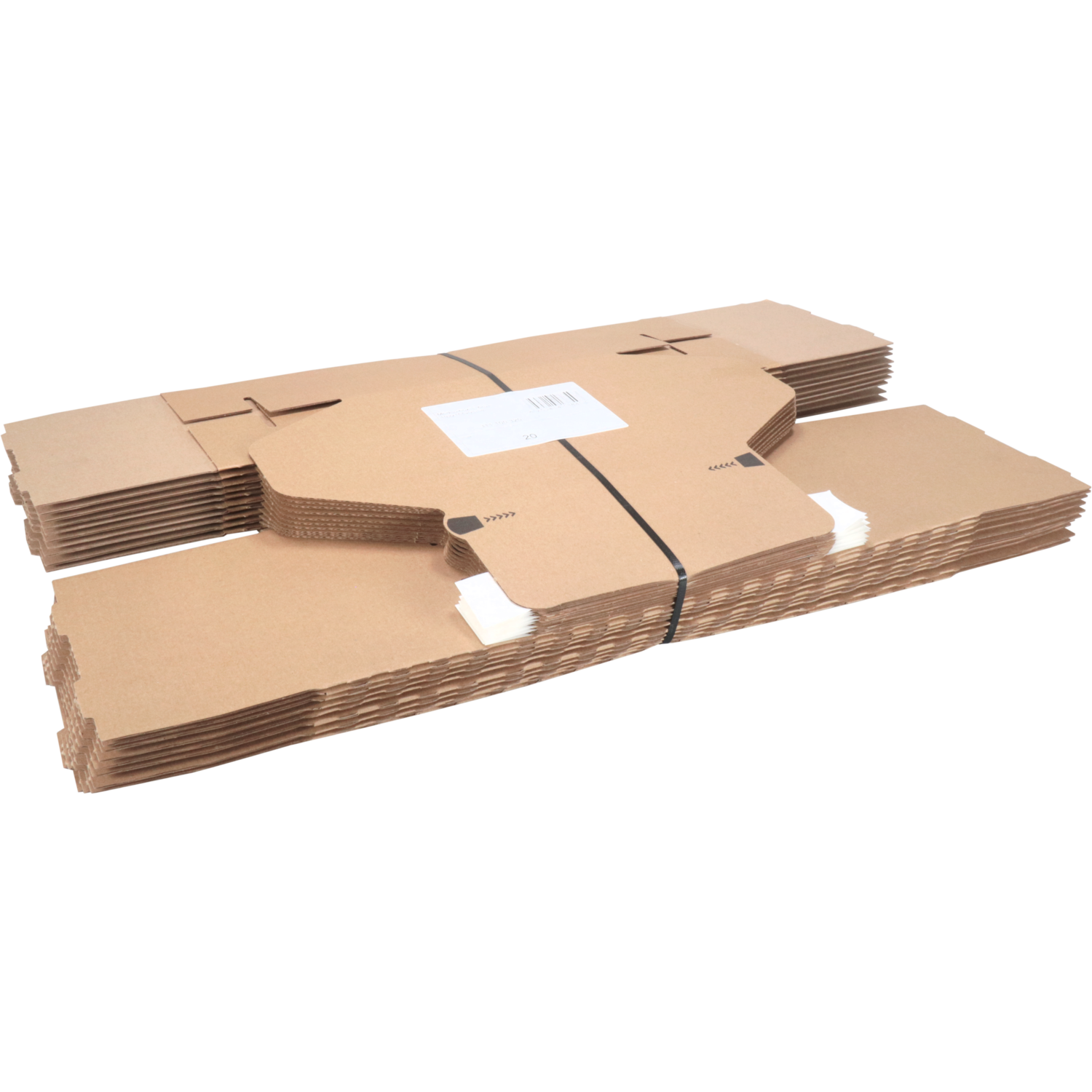 SendProof® Postpakketdoos, golfkarton, 192x155x91mm, bruin 5