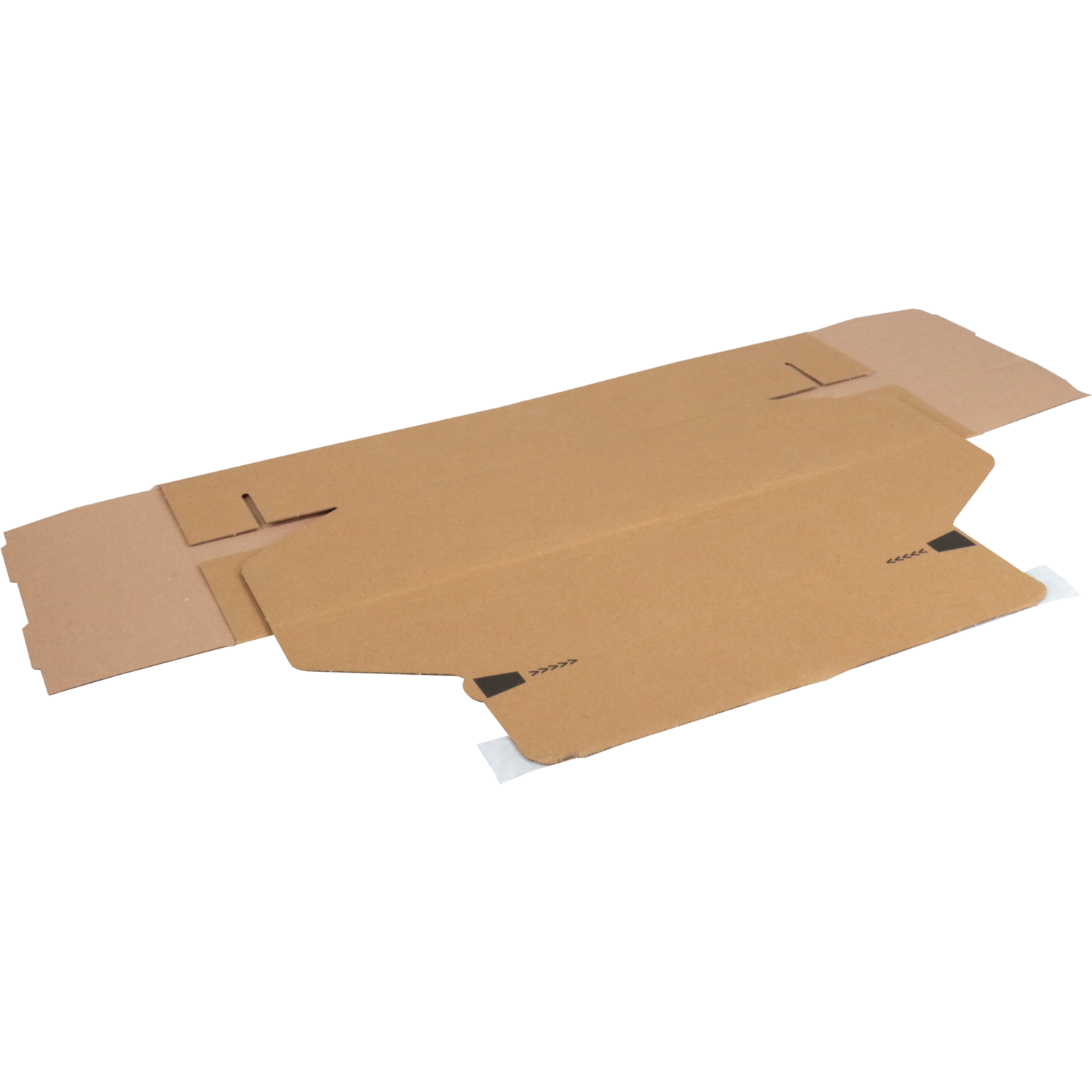 SendProof® Postpakketdoos, golfkarton, 305x210x91mm, bruin 5