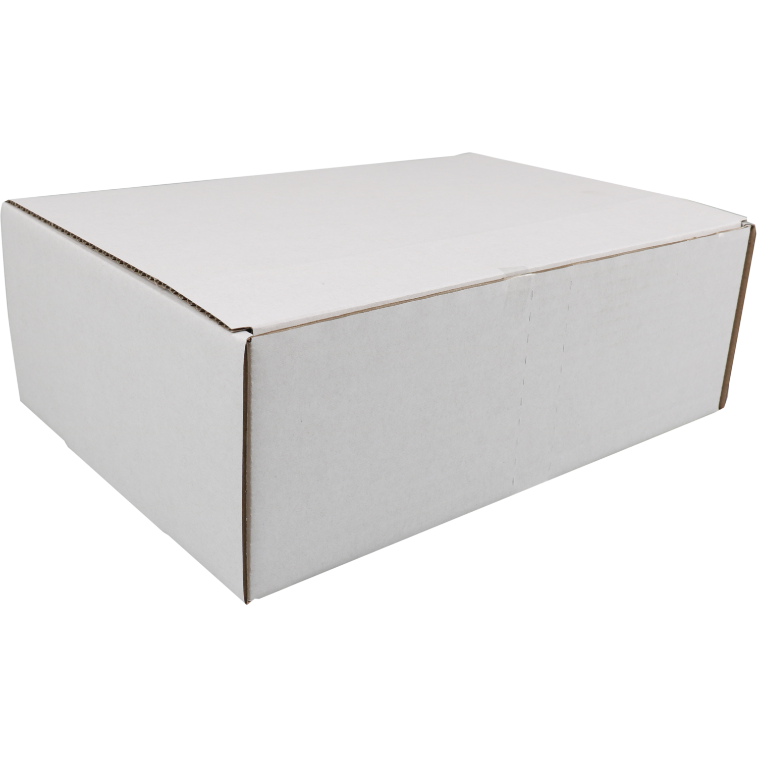 SendProof® Postpakketdoos, golfkarton, 302x215x105mm, gestanst, wit 1
