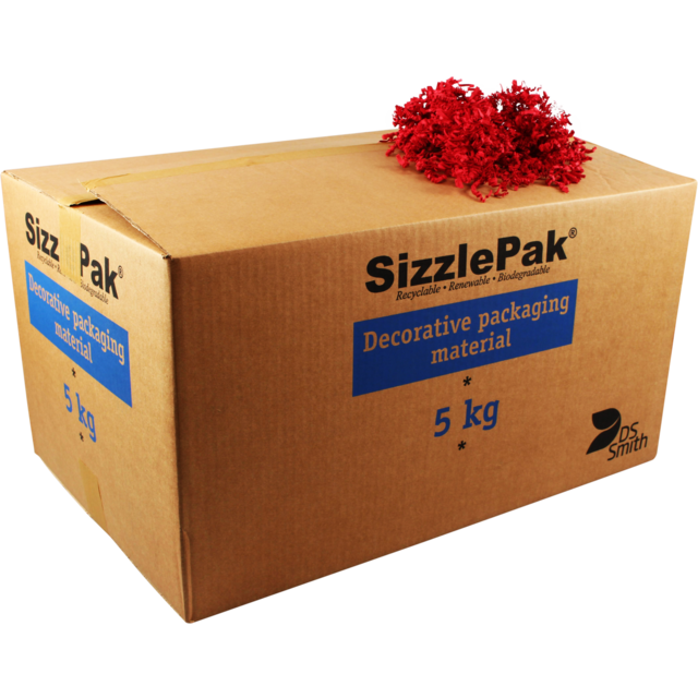 SizzlePak® Vulmateriaal, papier, 5kg, dieprood 1