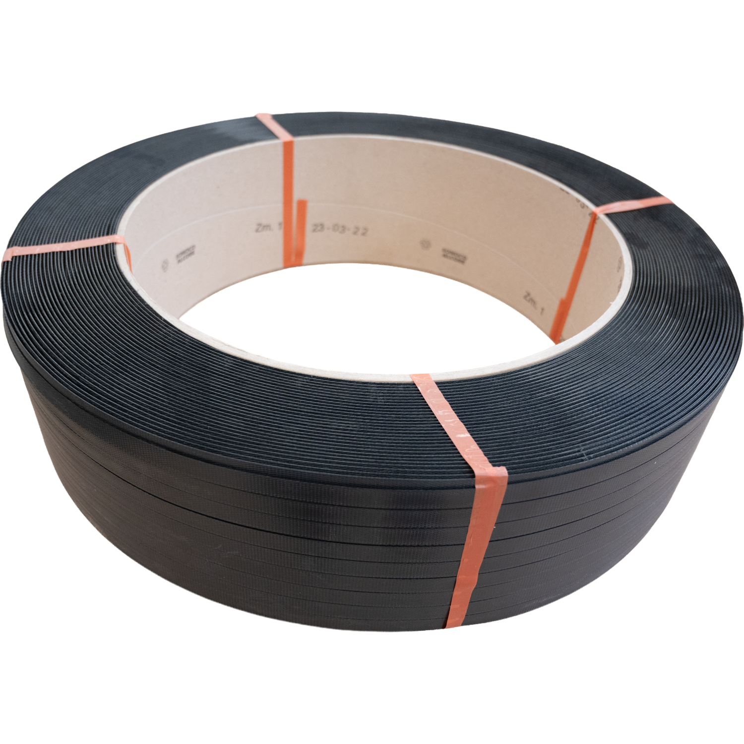 Omsnoeringsband, PP, 15mm, kern 406mm, 1700m, zwart 1