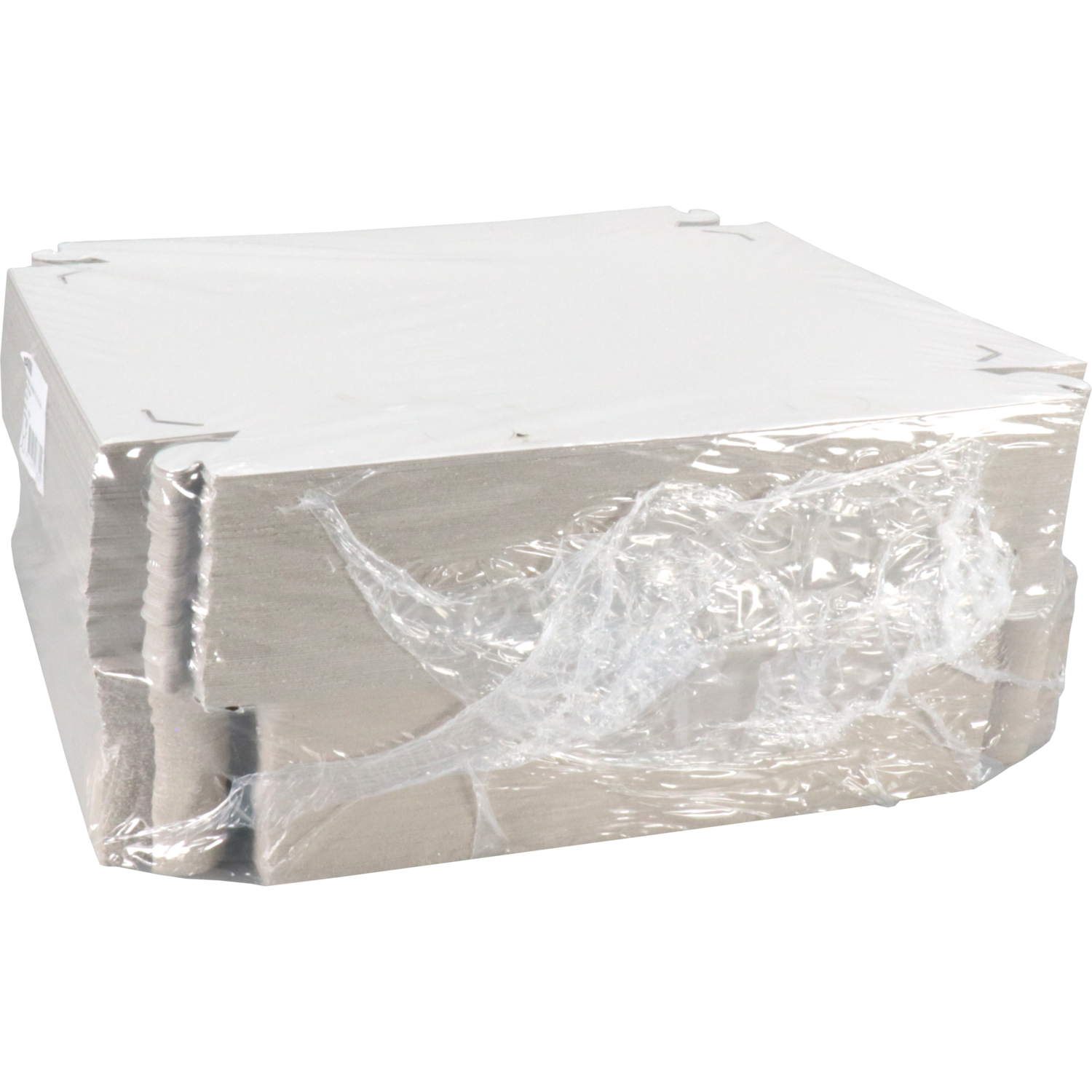  Gebaksdoos Zwanenhalsdoos, karton, 20x20x8cm, duplex, wit 4