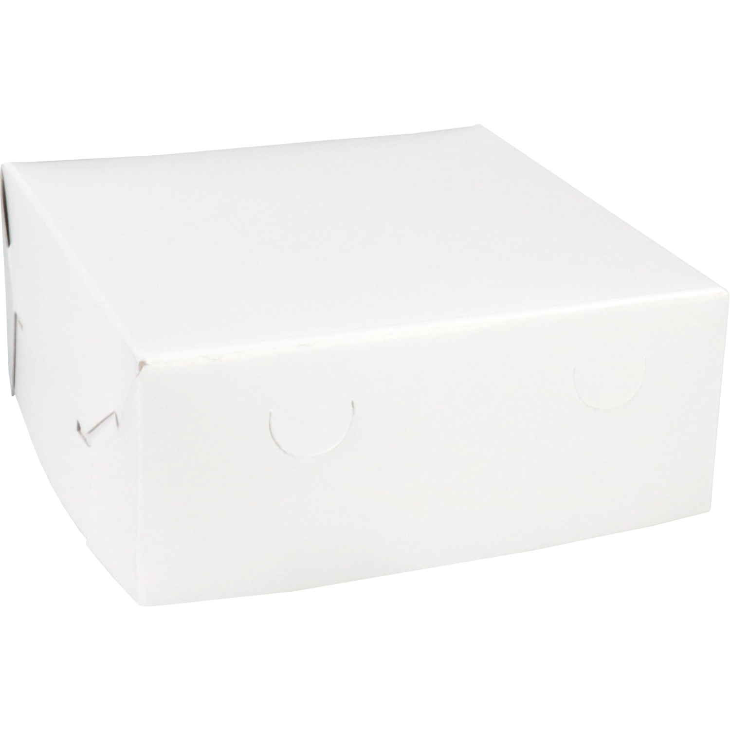  Gebaksdoos Zwanenhalsdoos, karton, 20x20x8cm, duplex, wit 1