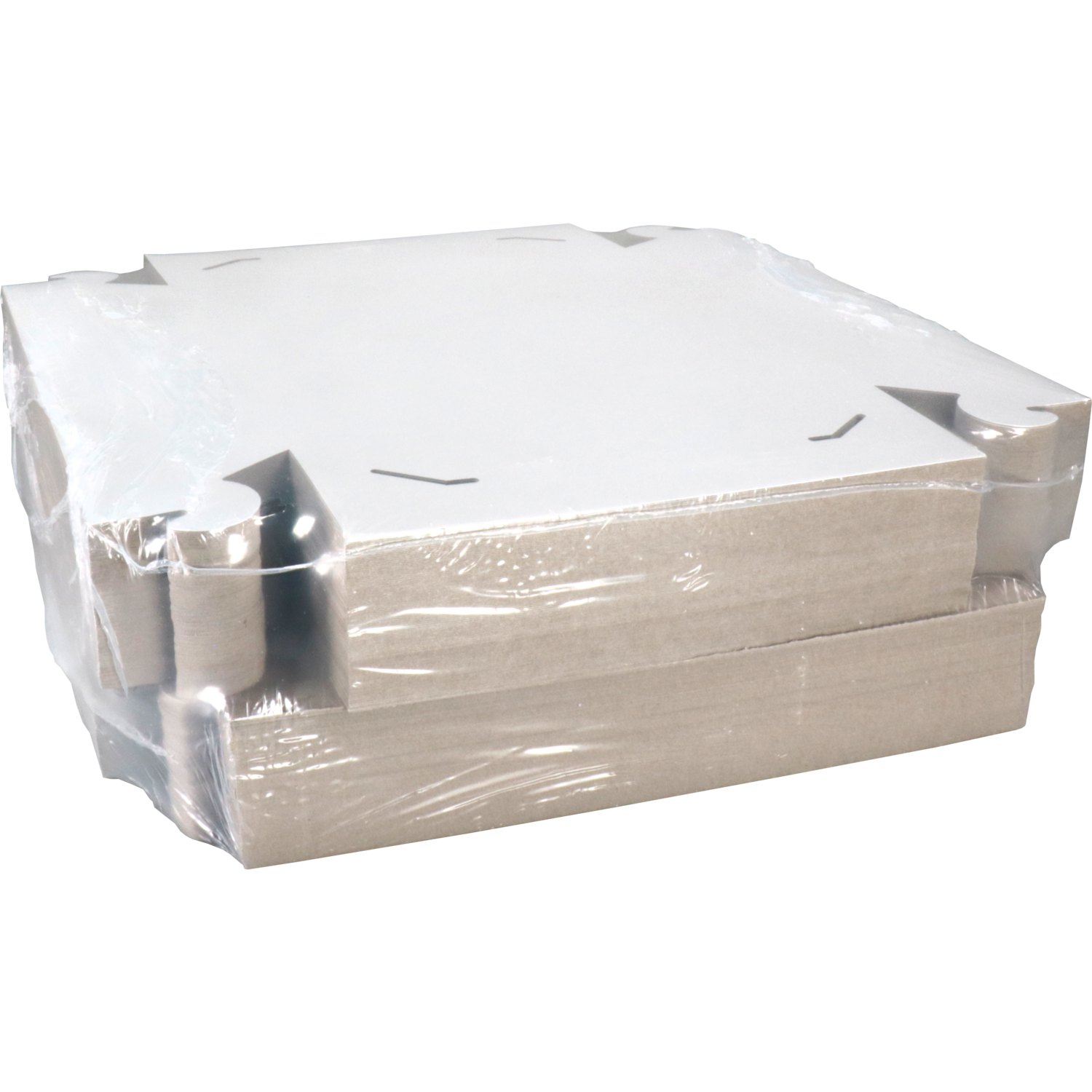  Gebaksdoos Zwanenhalsdoos, karton, 25x25x8cm, duplex, wit 4