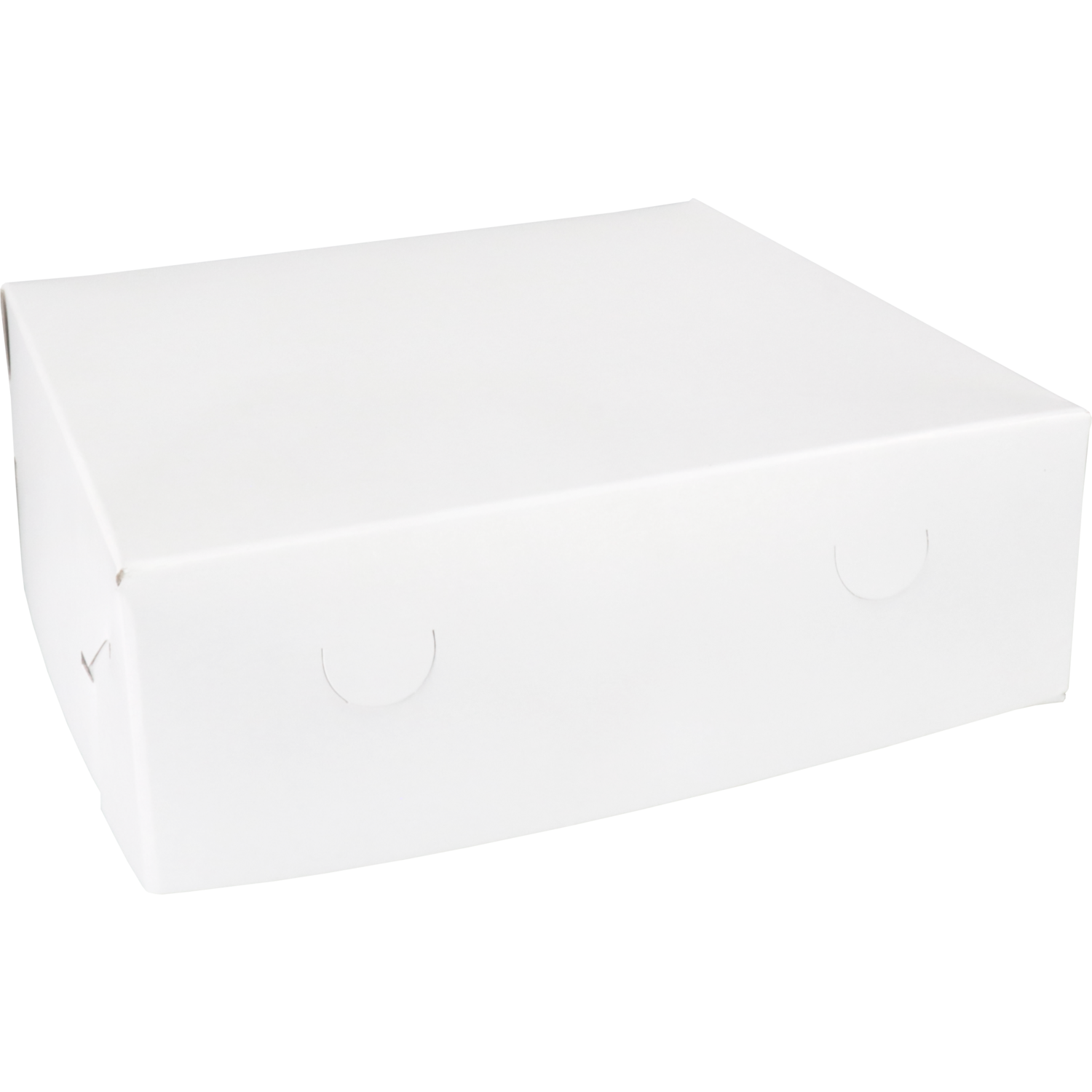  Gebaksdoos Zwanenhalsdoos, karton, 25x25x8cm, duplex, wit 1