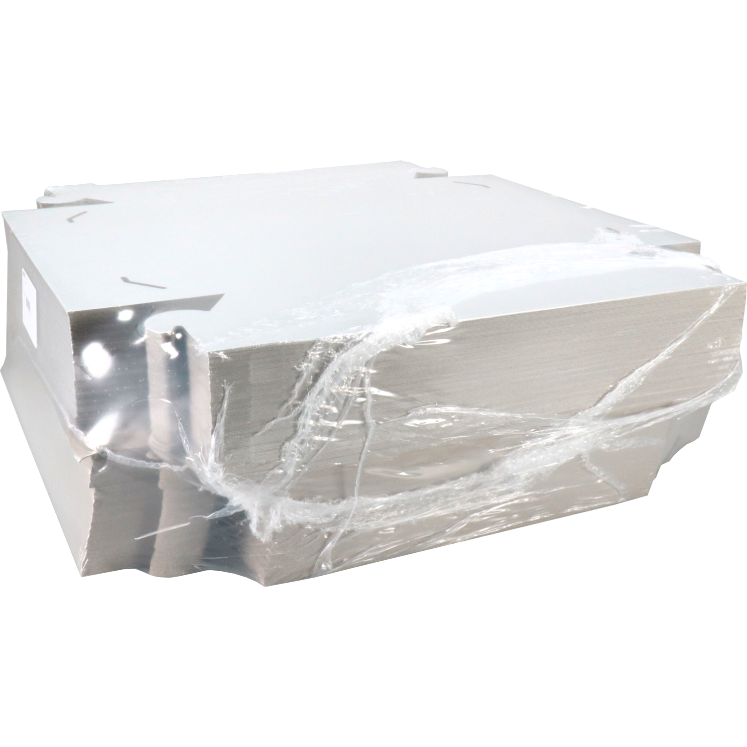 Gebaksdoos Zwanenhalsdoos, karton, 28x28x9cm, duplex, wit 4