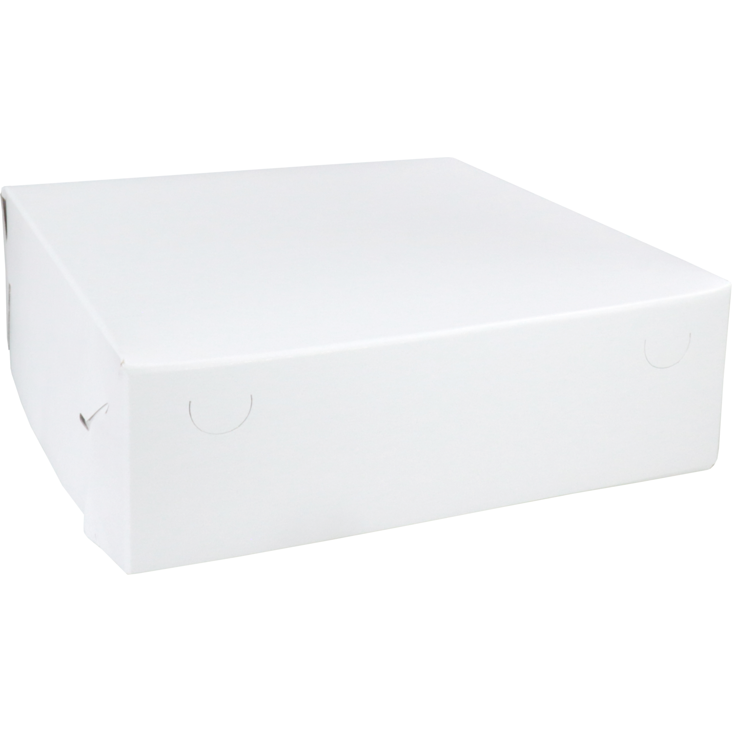  Gebaksdoos Zwanenhalsdoos, karton, 30x30x9cm, duplex, wit 1