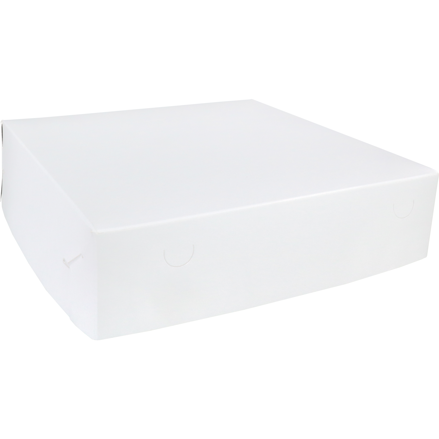  Gebaksdoos Zwanenhalsdoos, karton, 36x36x9cm, duplex, wit 1