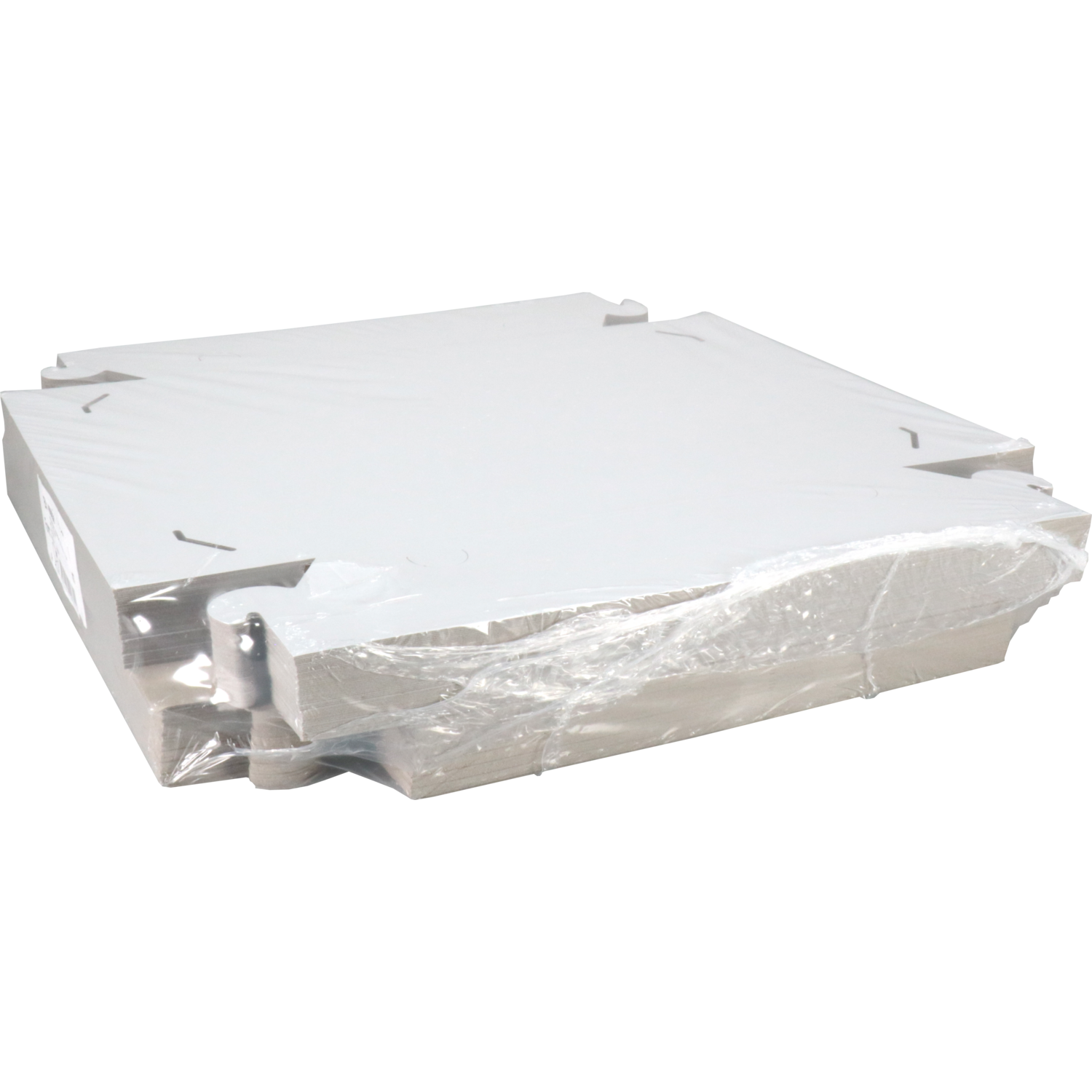 Gebaksdoos Zwanenhalsdoos, karton, 30x30x10cm, duplex, wit 4