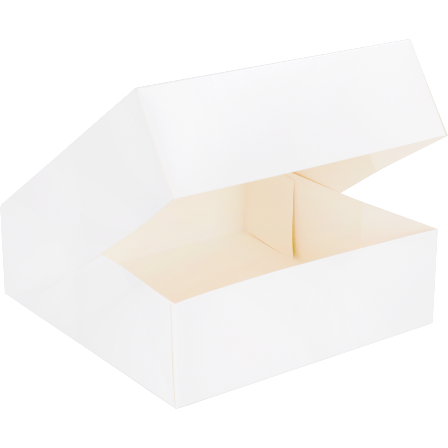  Gebaksdoos, karton, 25x25x8cm, wit 2