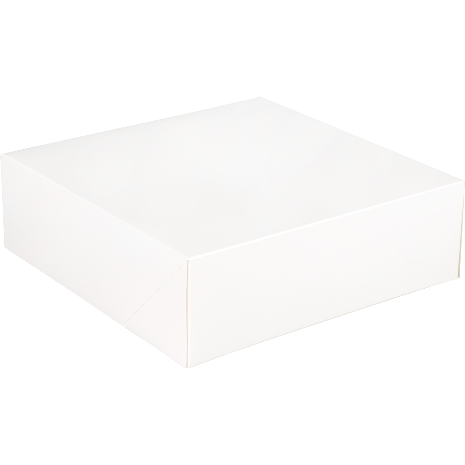  Gebaksdoos, karton, 25x25x8cm, wit 1