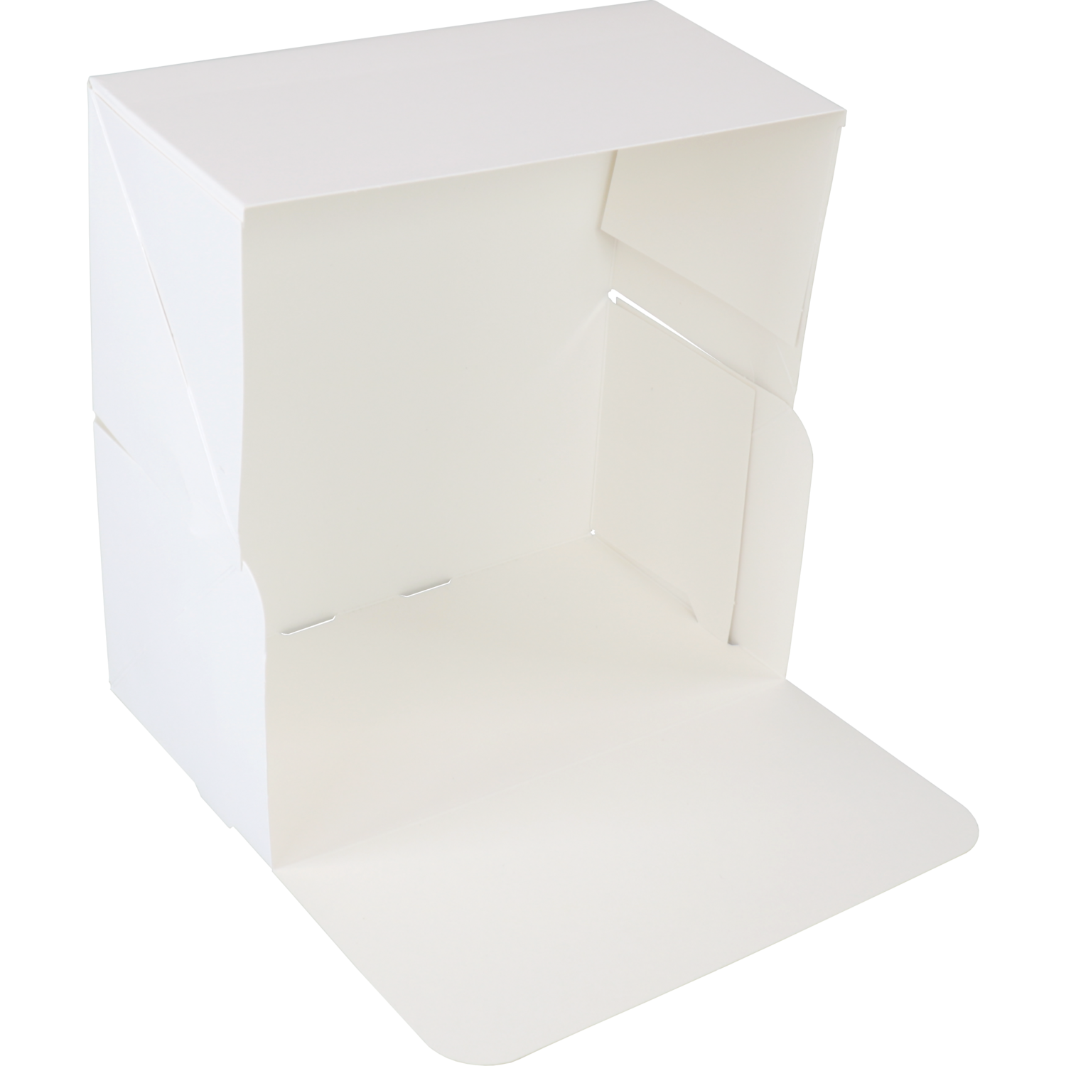  Gebaksdoos, karton, 18x10x9cm, wit 2