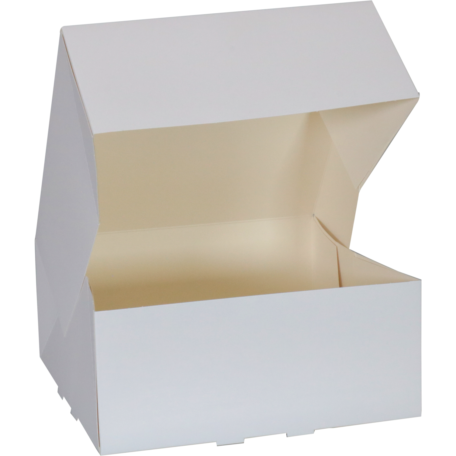  Gebaksdoos, karton, 21x21x9cm, wit 2