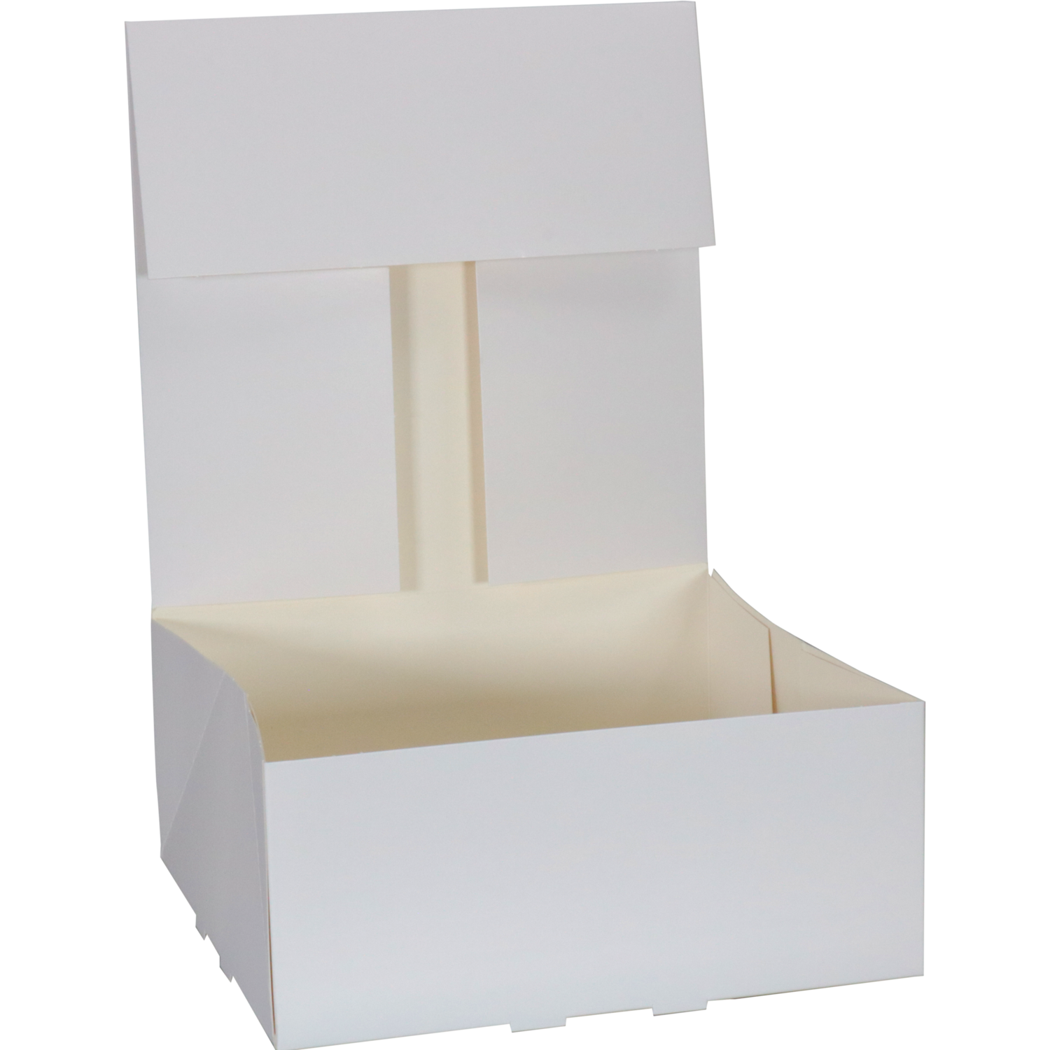  Gebaksdoos, karton, 21x21x9cm, wit 3