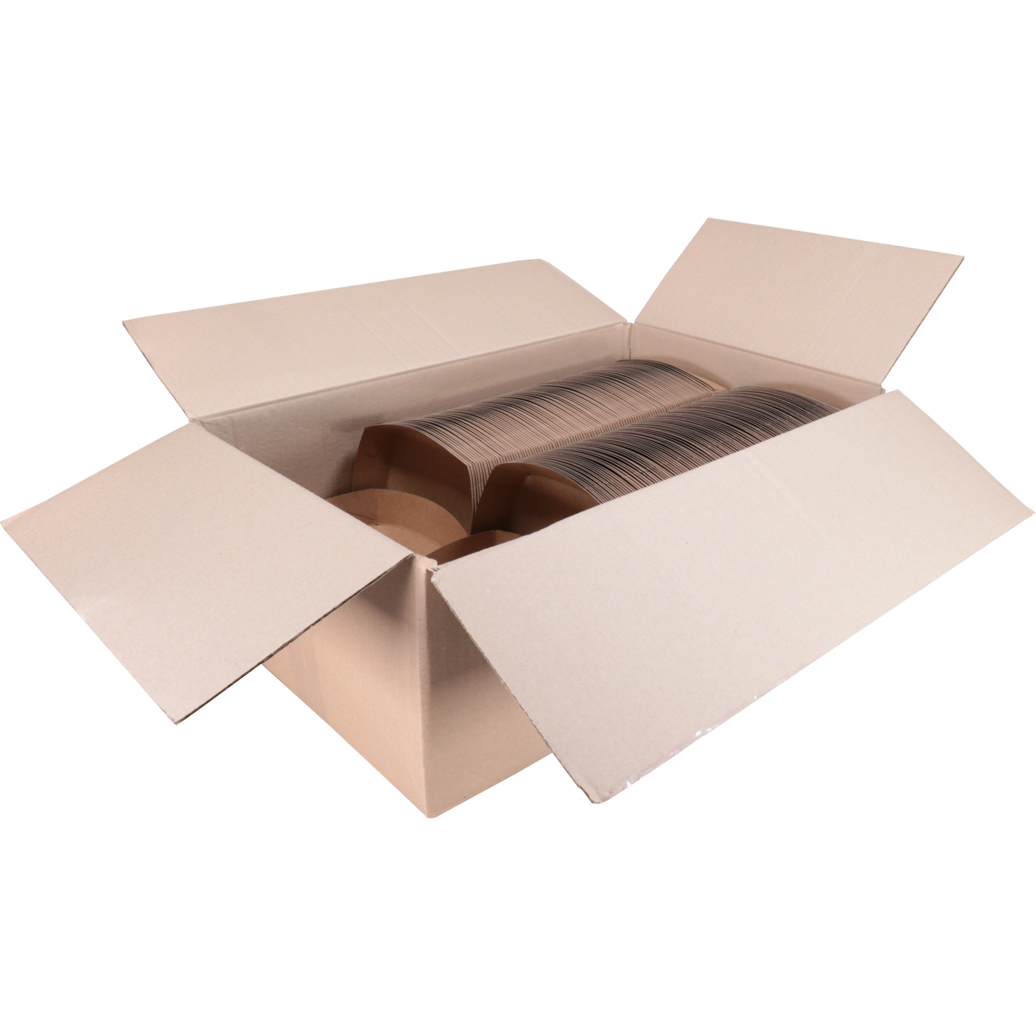 Bak, Karton, conisch bakje, 135x135x35mm, bruin 4