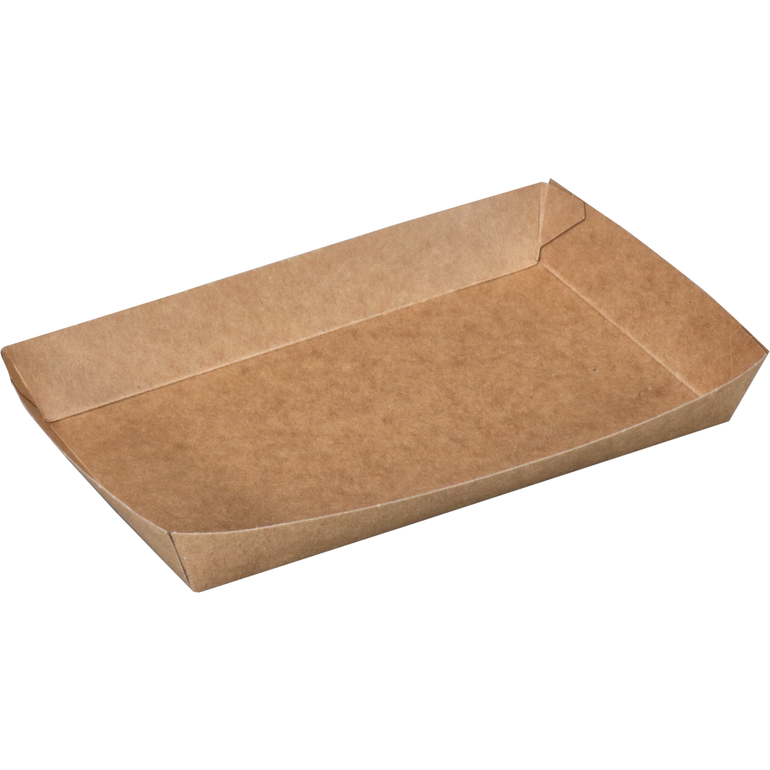 Bak, Karton, conisch bakje, 160x100x24mm, bruin 2