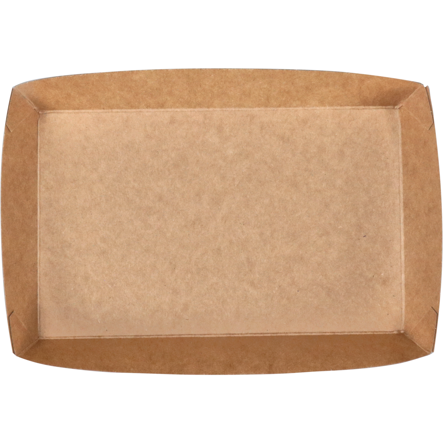 Bak, Karton, conisch bakje, 160x100x24mm, bruin 3