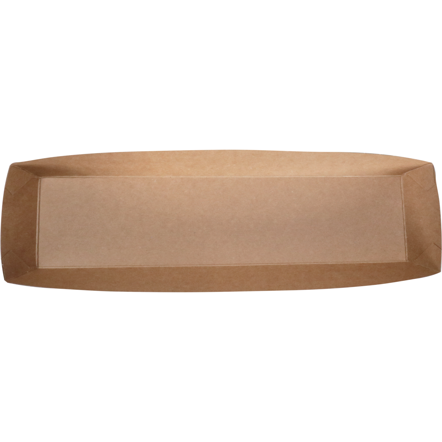 Bak, Karton, conisch bakje, 250x60x25mm, bruin 3