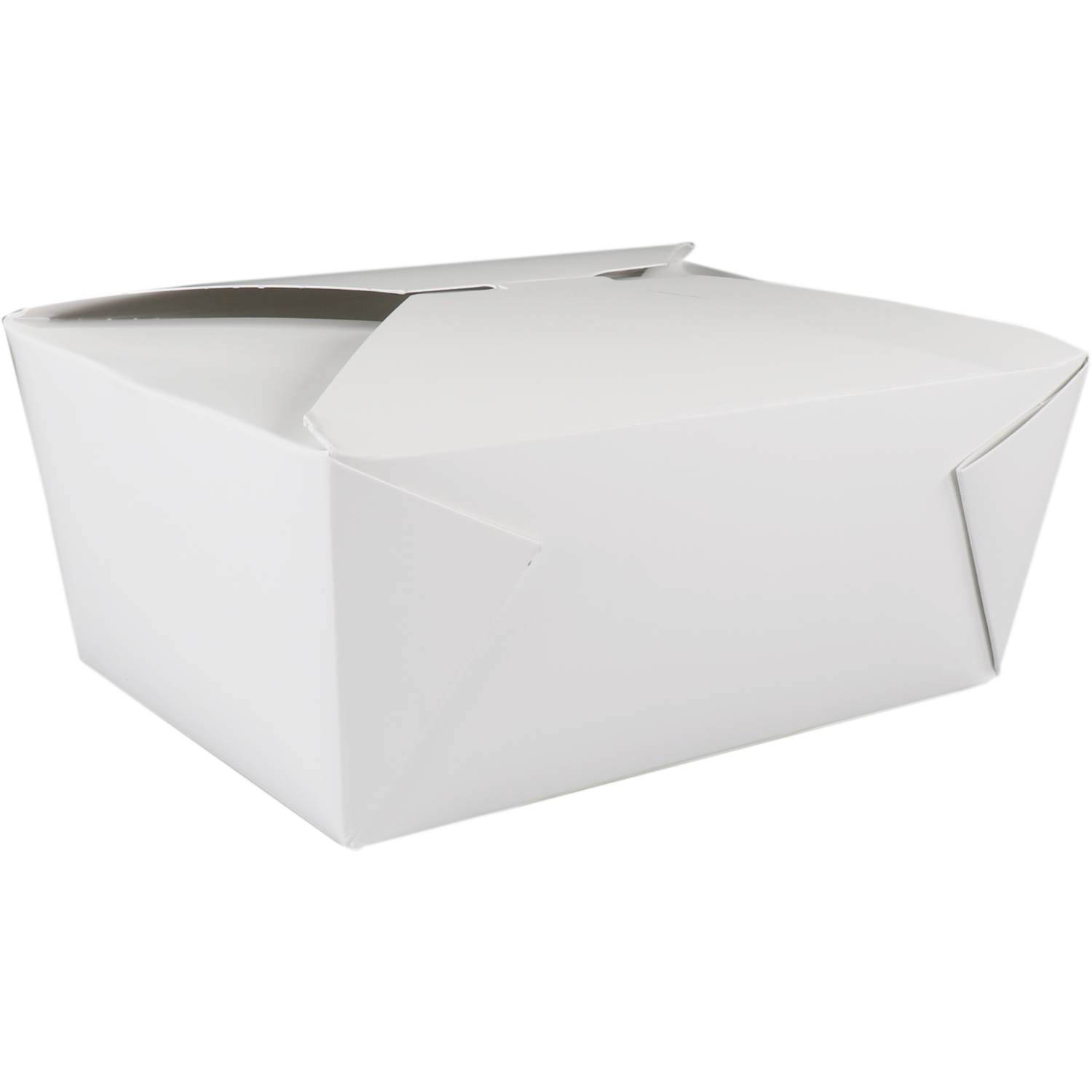 Fold-Pak Bak, Karton + PE, 2880ml, oosterse maaltijdbak, 222x164x89mm, wit 1