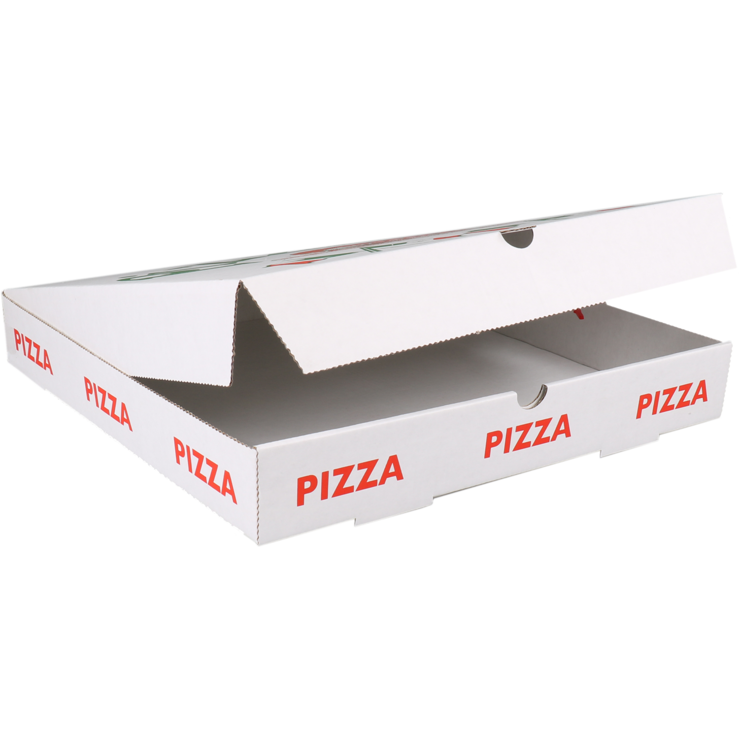  Pizzadoos, golfkarton, 33x33x4.5cm, americano, wit 2