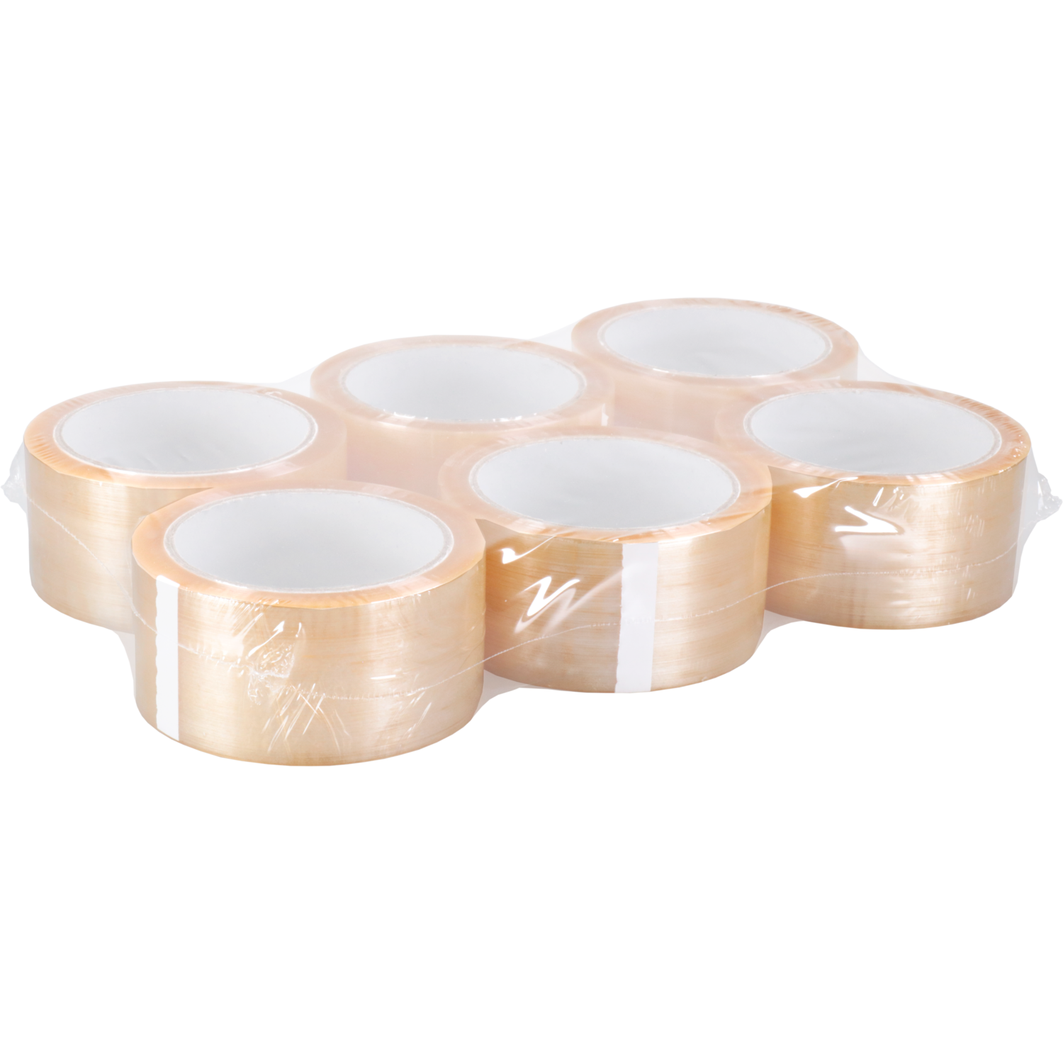  Dozensluittape, solvent, PP, 48mm, 66m, transparant 3