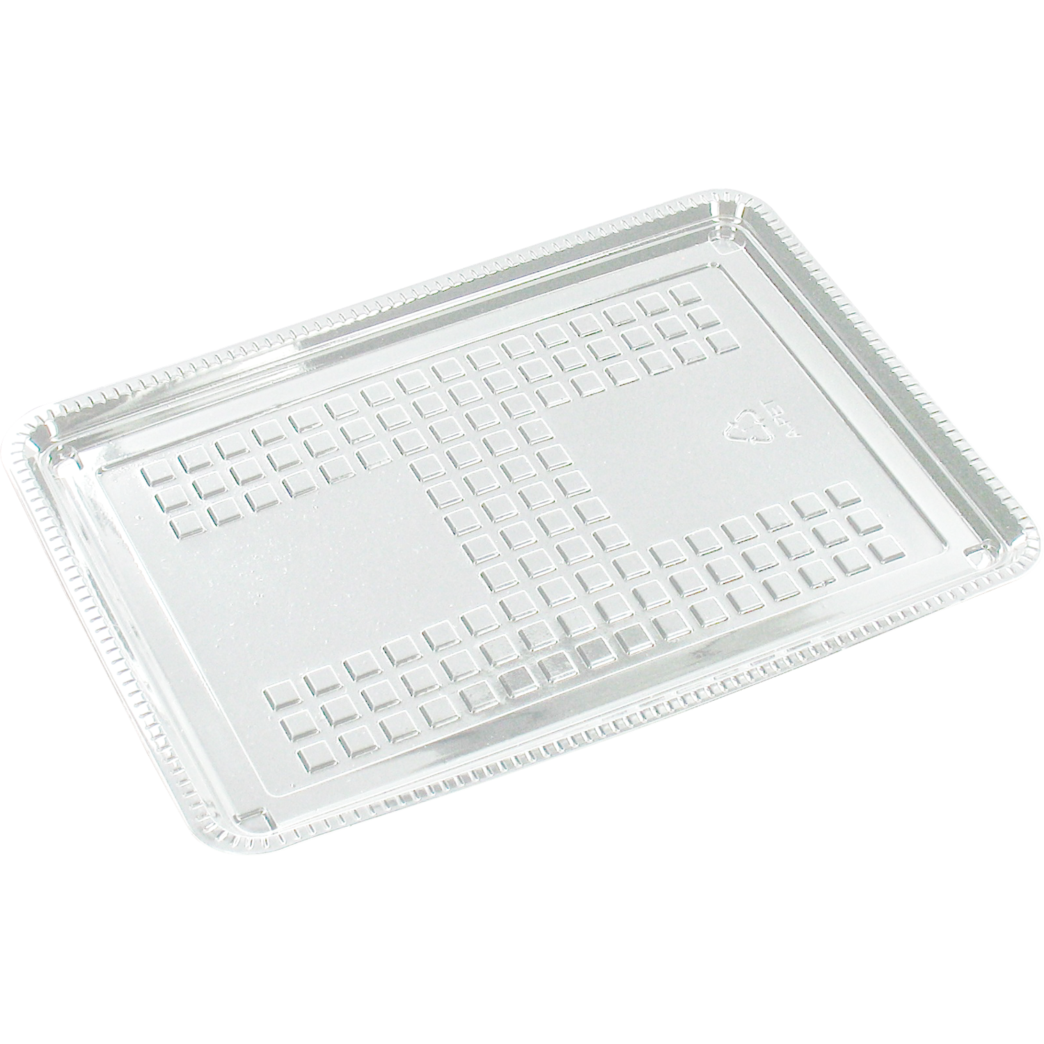 Schaal, vleeswarenschaal, gerecycled PET, rechthoekig, 180x125x transparant 1