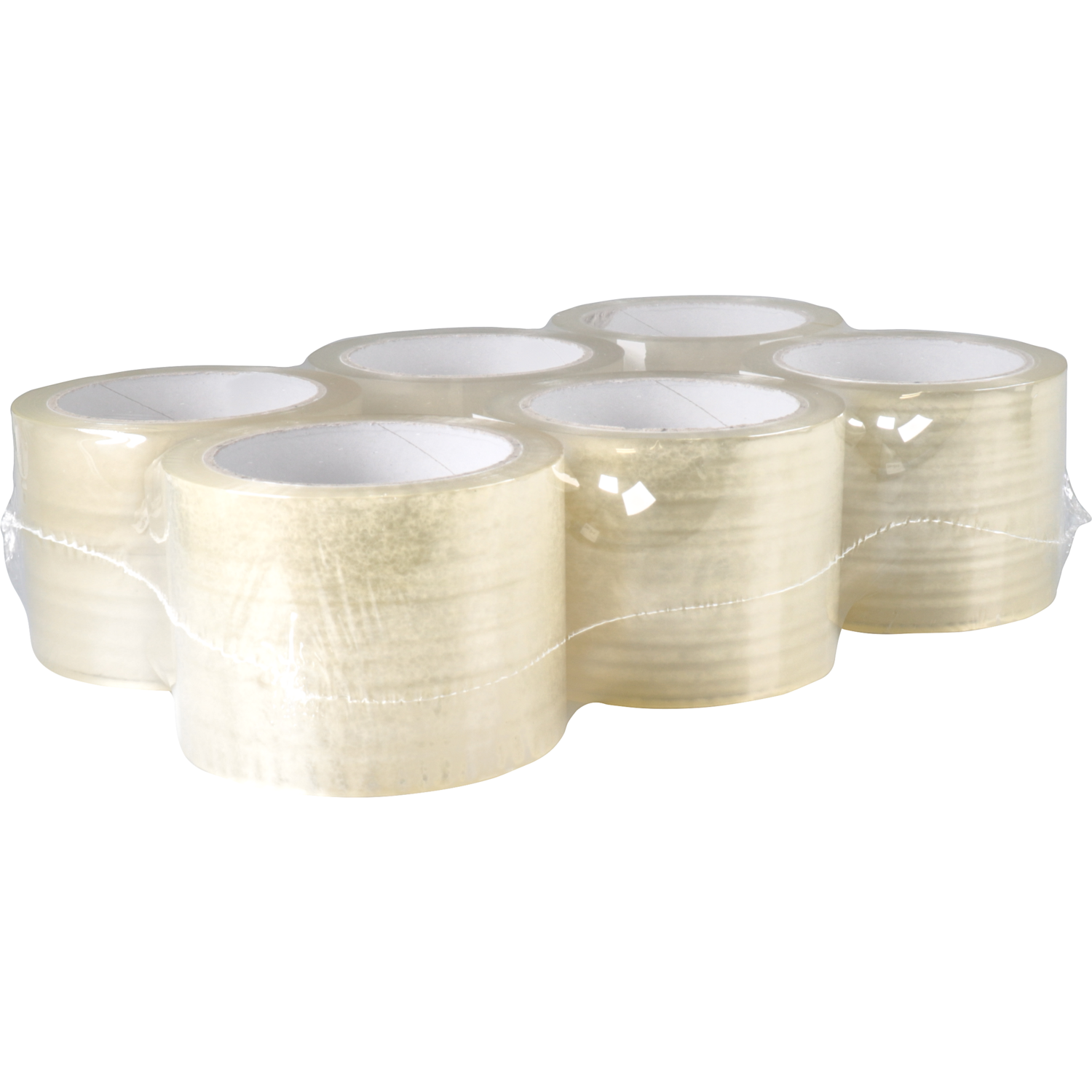  Dozensluittape, PP, 75mm, 66m, transparant 2