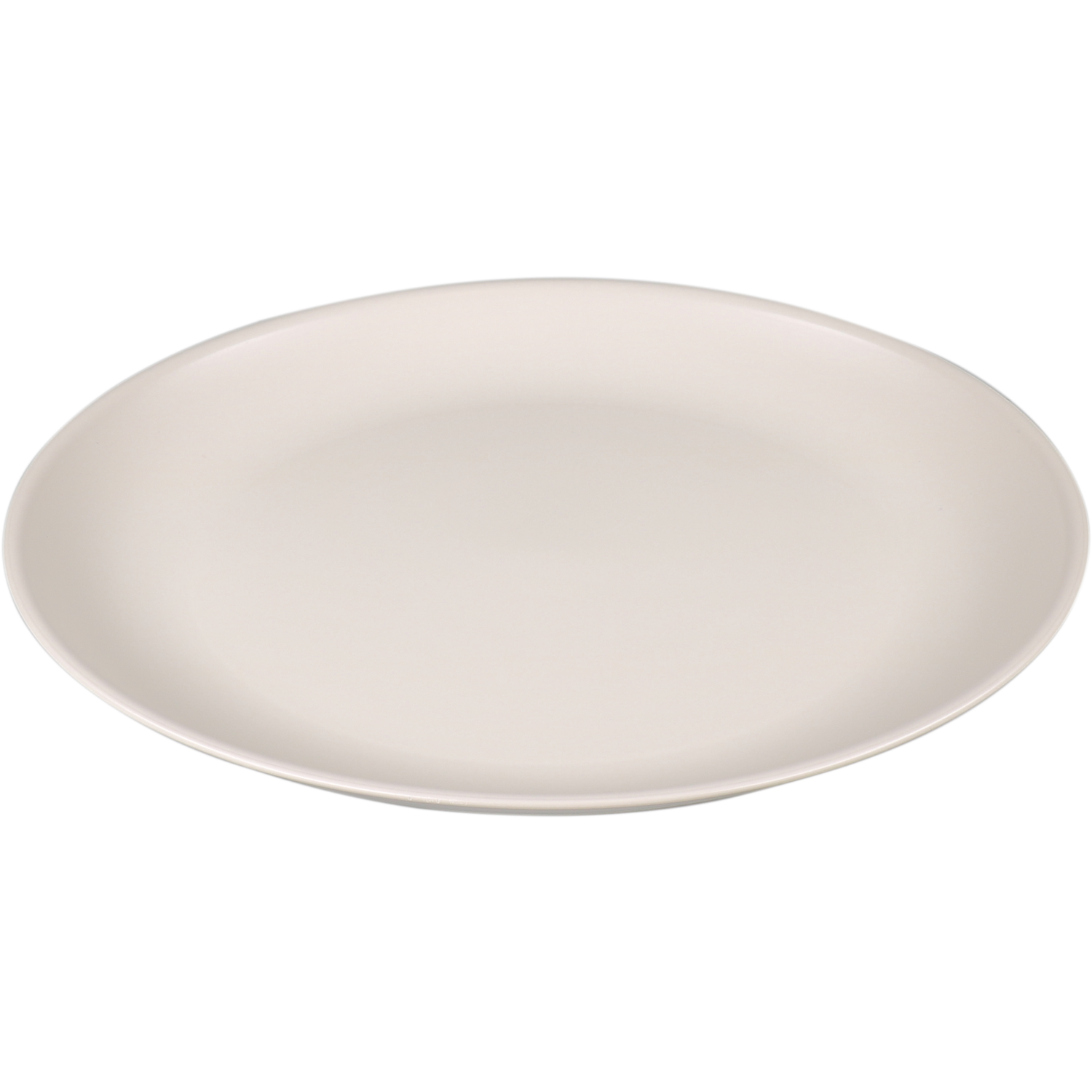Goldplast Bord, Mineral, reusable, onbreekbaar, rond, 1-vaks, pP, Ø23.5cm, taupe 1