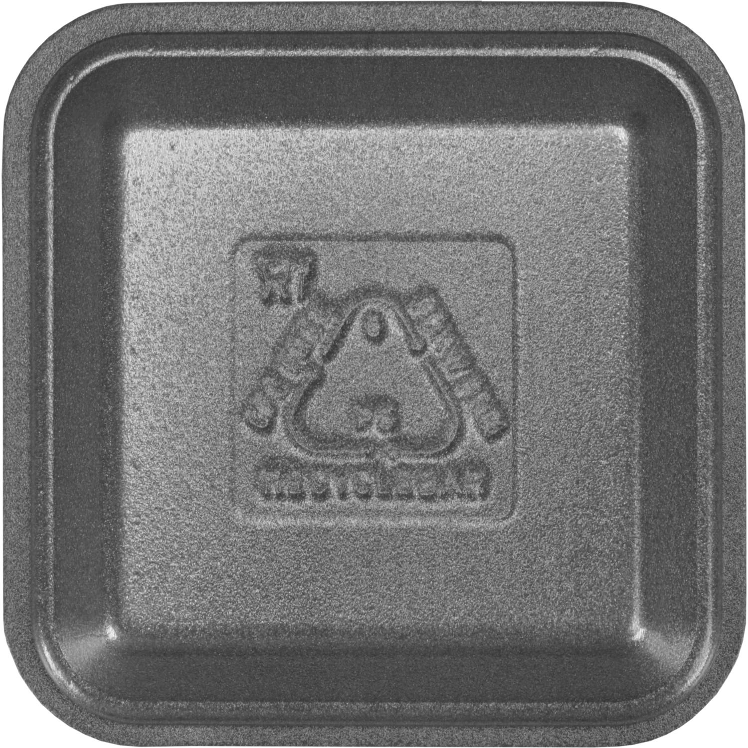 Schaal, tainer, ePS, xPS, 60, vierkant, 135x135x17mm, grijs 3
