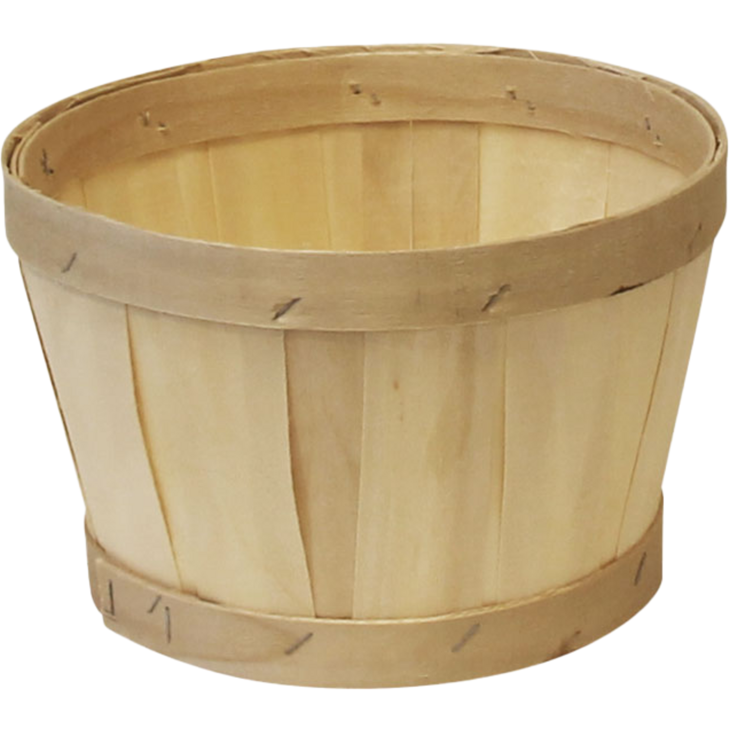 Mand, hout, Ø23.5cm, 14.5cm, rond, naturel 1