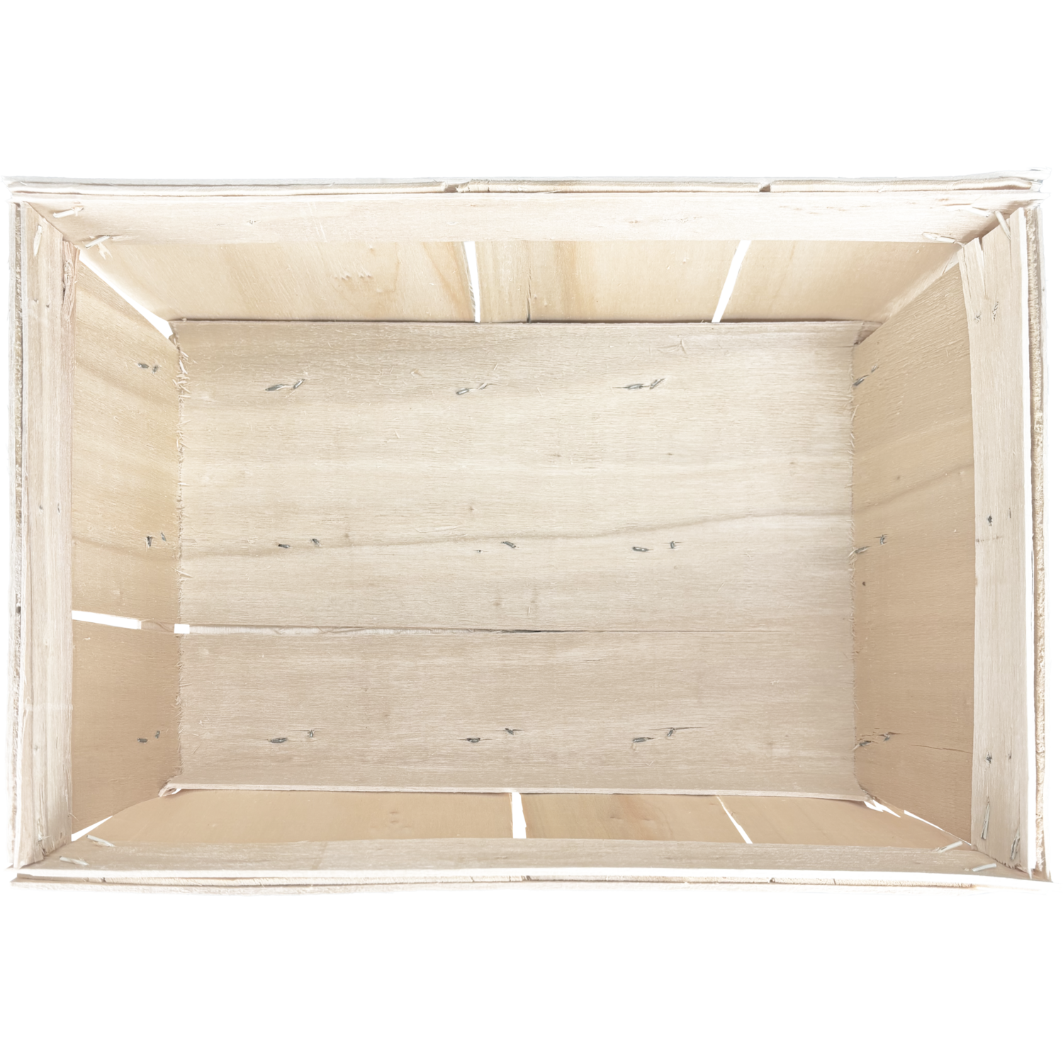 Mand, hout, 29x19x9cm, vierkant, naturel 4