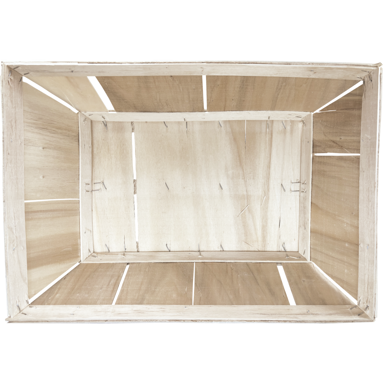 Mand, hout, 42.5x30x13.5cm, vierkant, naturel 4