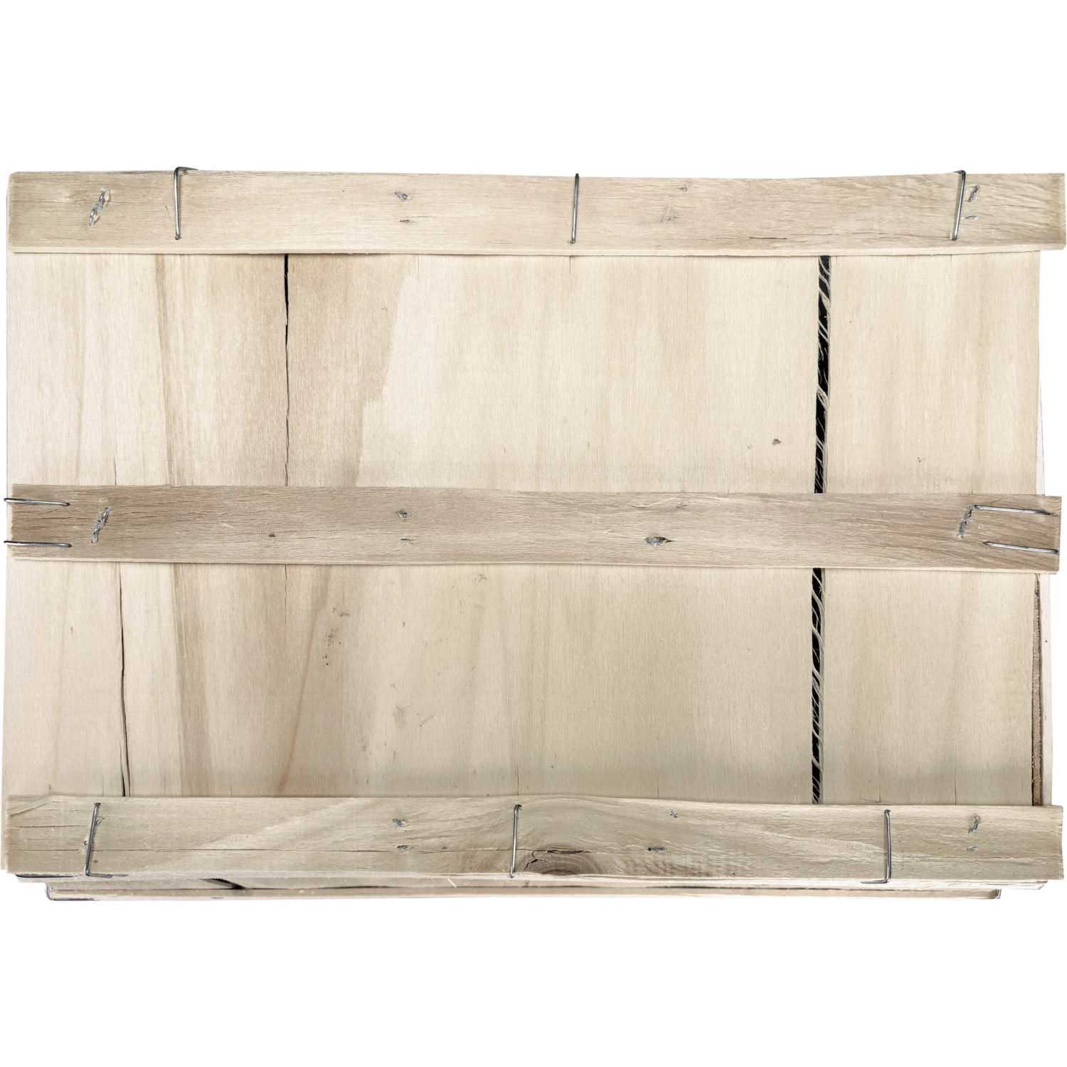 Mand, hout, 42.5x30x13.5cm, vierkant, naturel 5