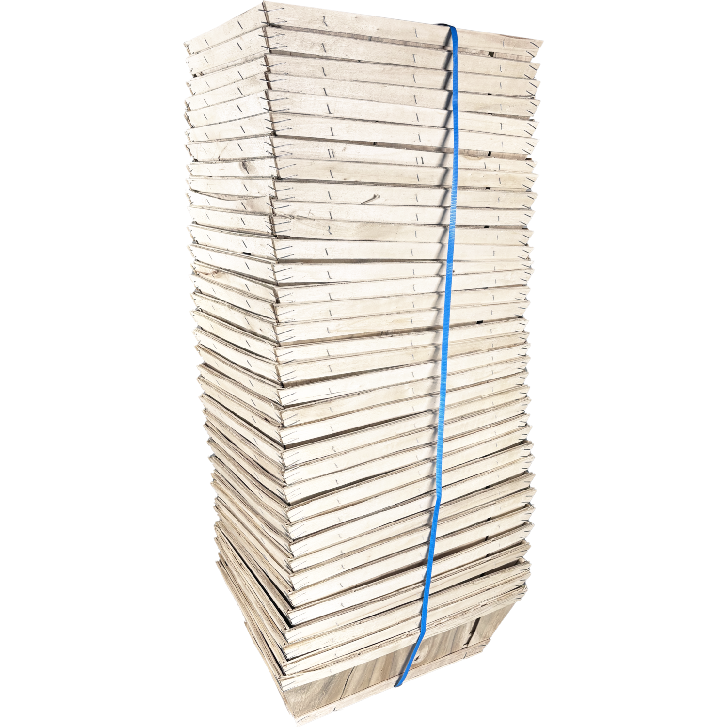 Mand, hout, 42.5x30x13.5cm, vierkant, naturel 6