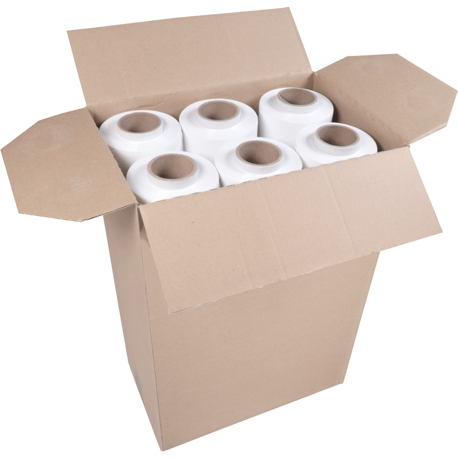 Folie, handrol stretchfolie, LLDPE, 50cm, 300m, 23my, wit 4